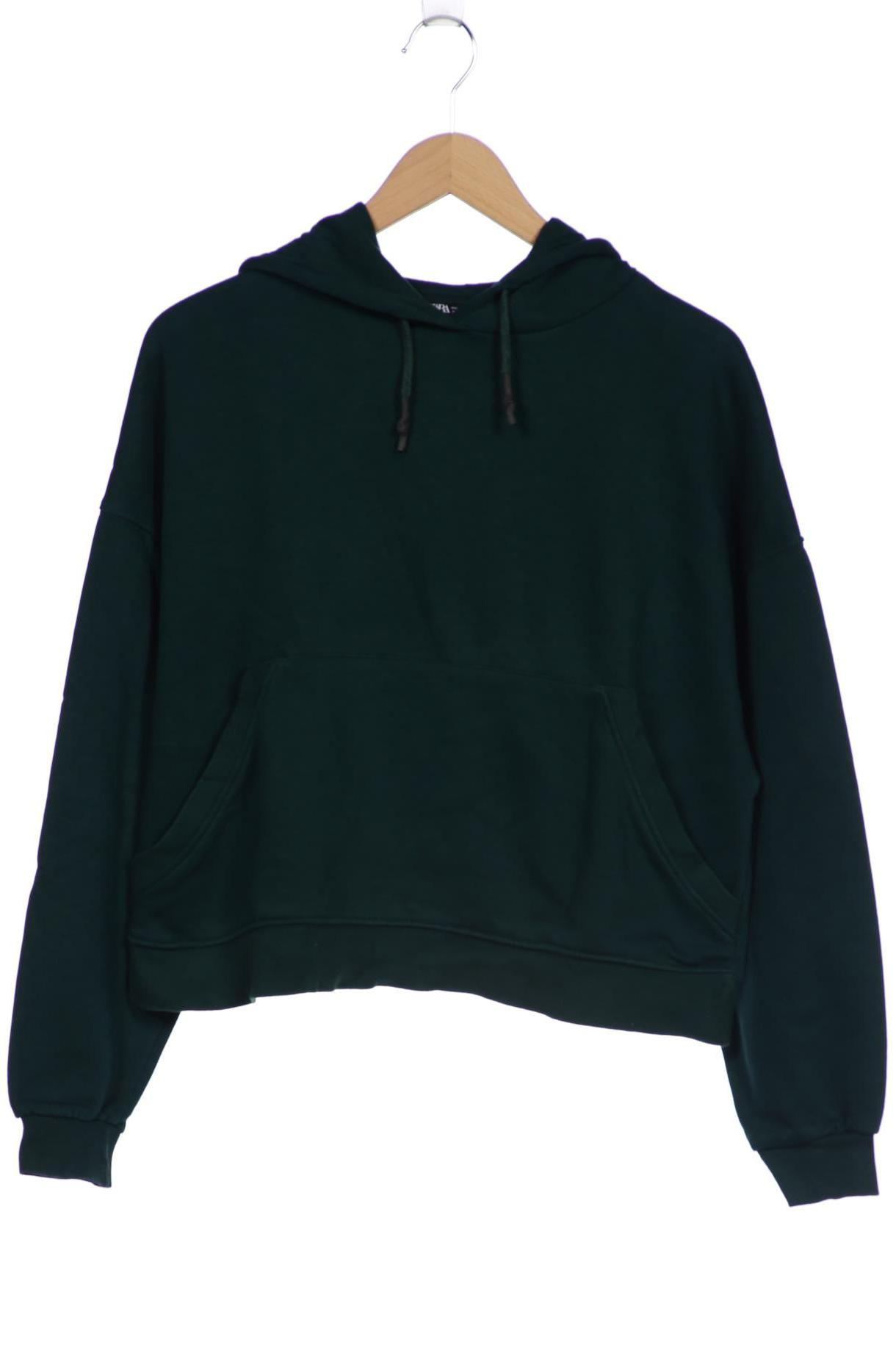 

ZARA Damen Kapuzenpullover, grün