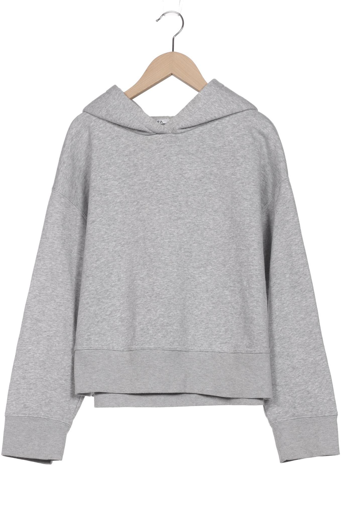 

Zara Damen Kapuzenpullover, grau, Gr. 42