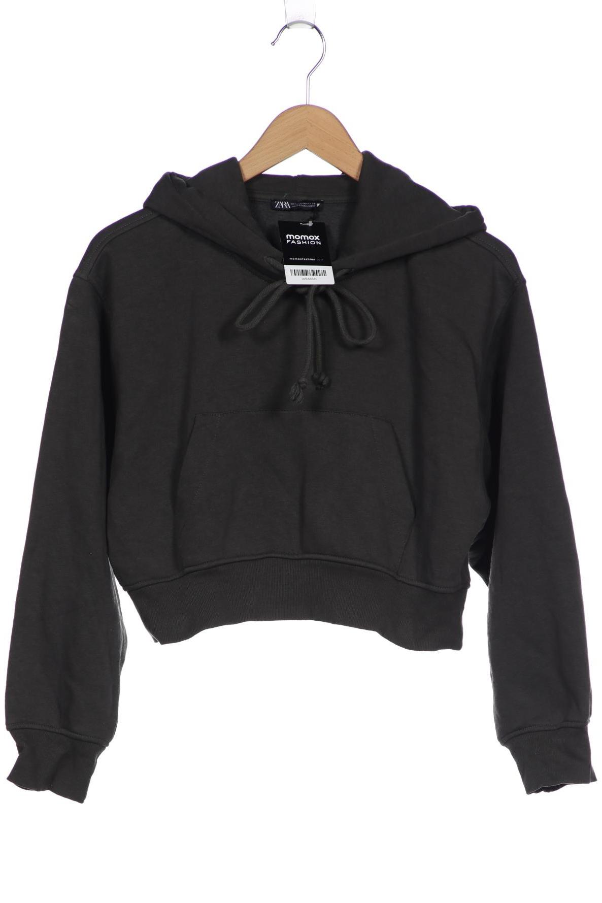 

ZARA Damen Kapuzenpullover, grün