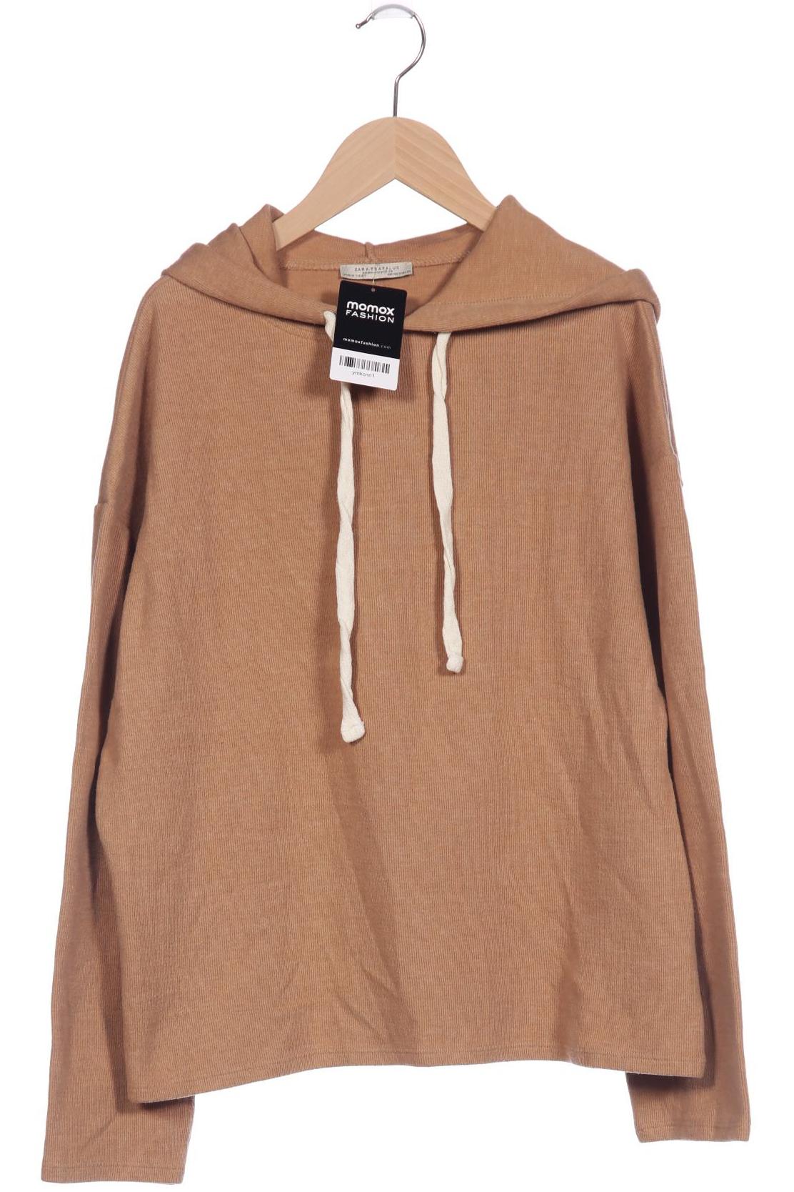 

Zara Damen Kapuzenpullover, beige, Gr. 36