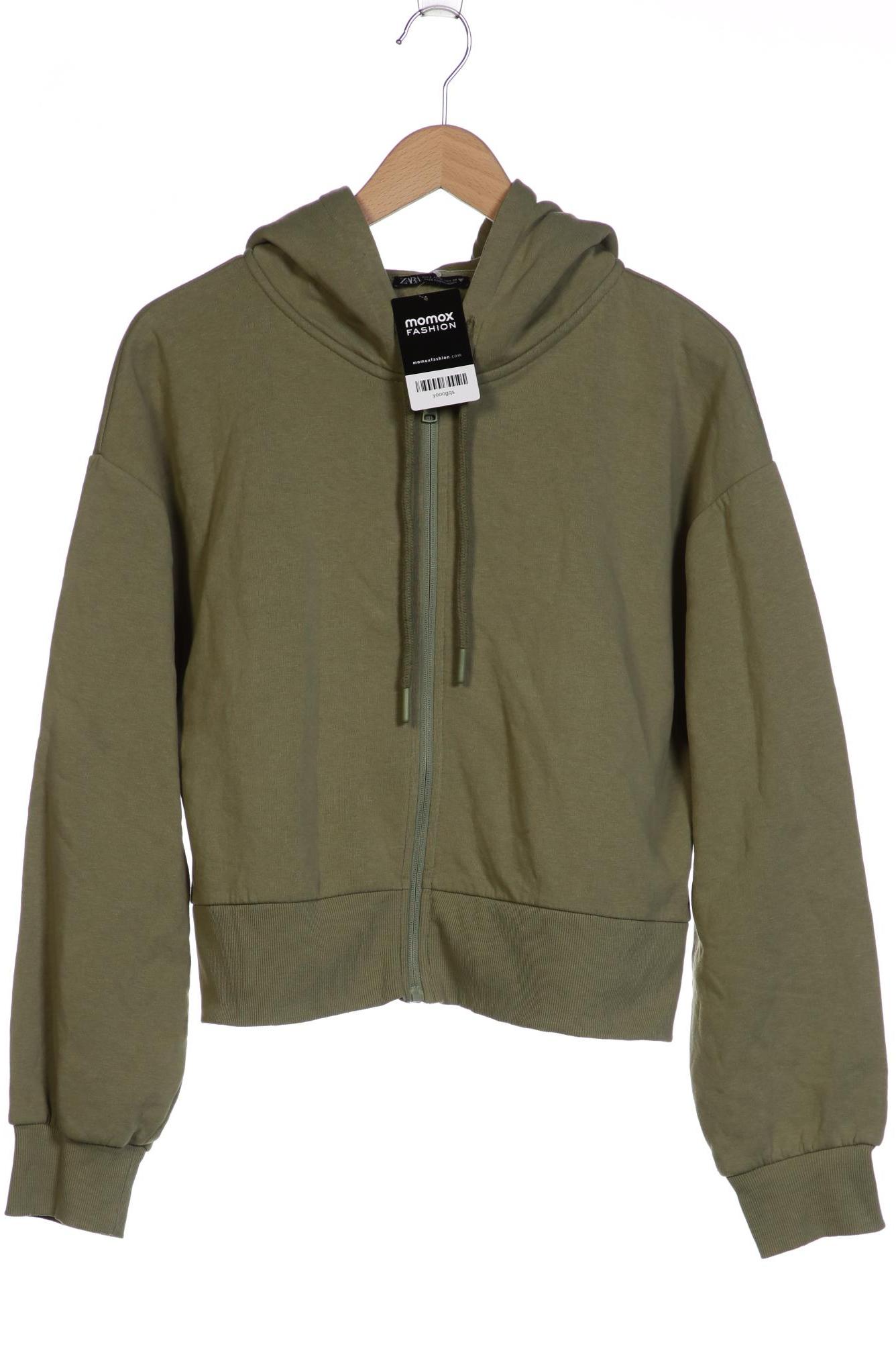 

ZARA Damen Kapuzenpullover, grün