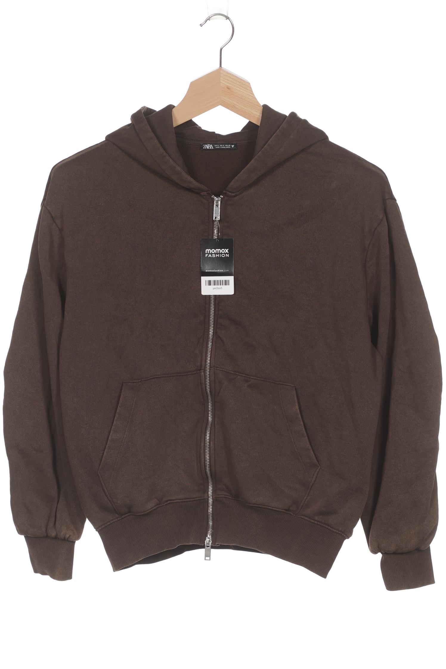 

Zara Damen Kapuzenpullover, braun, Gr. 36