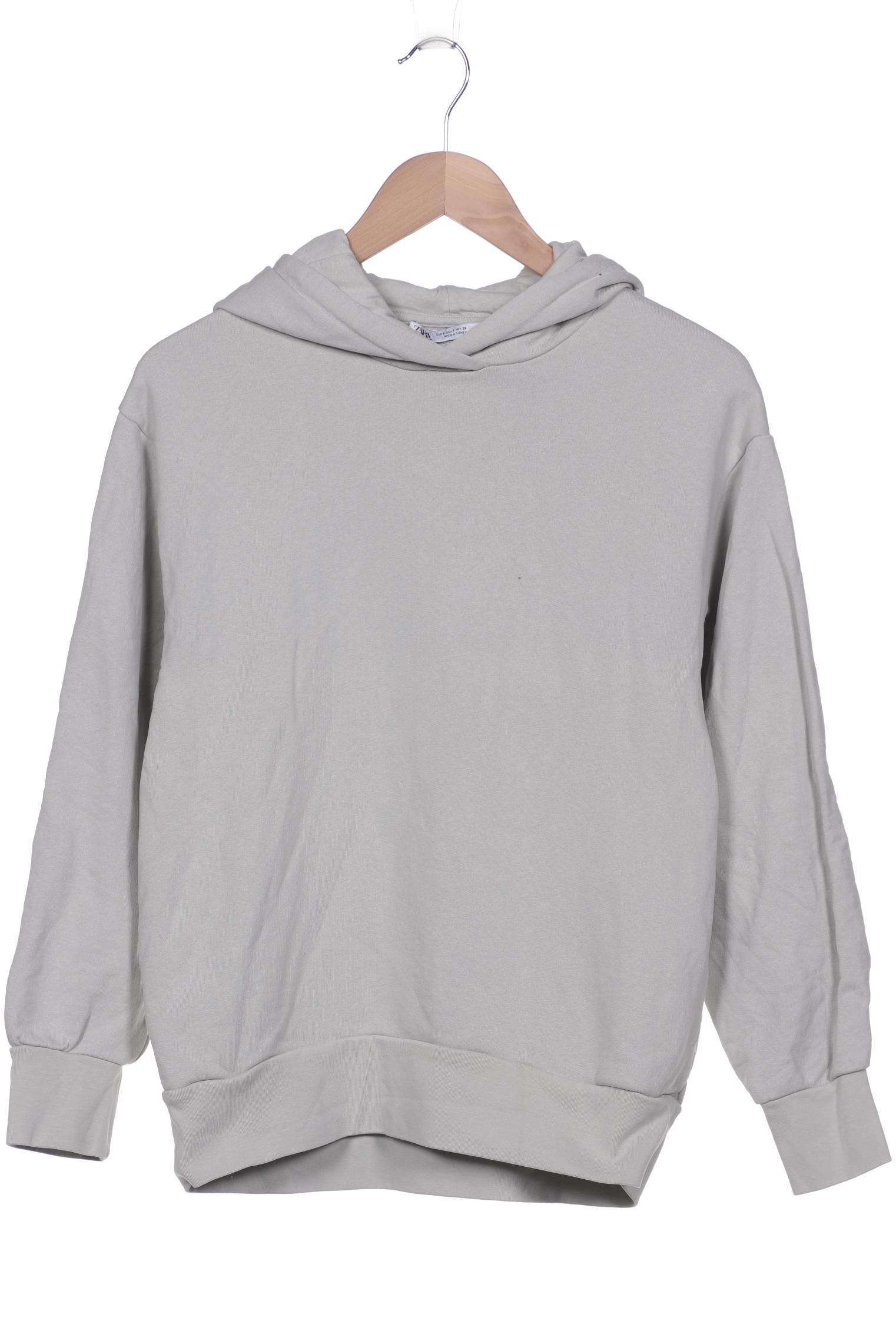 

ZARA Damen Kapuzenpullover, grau