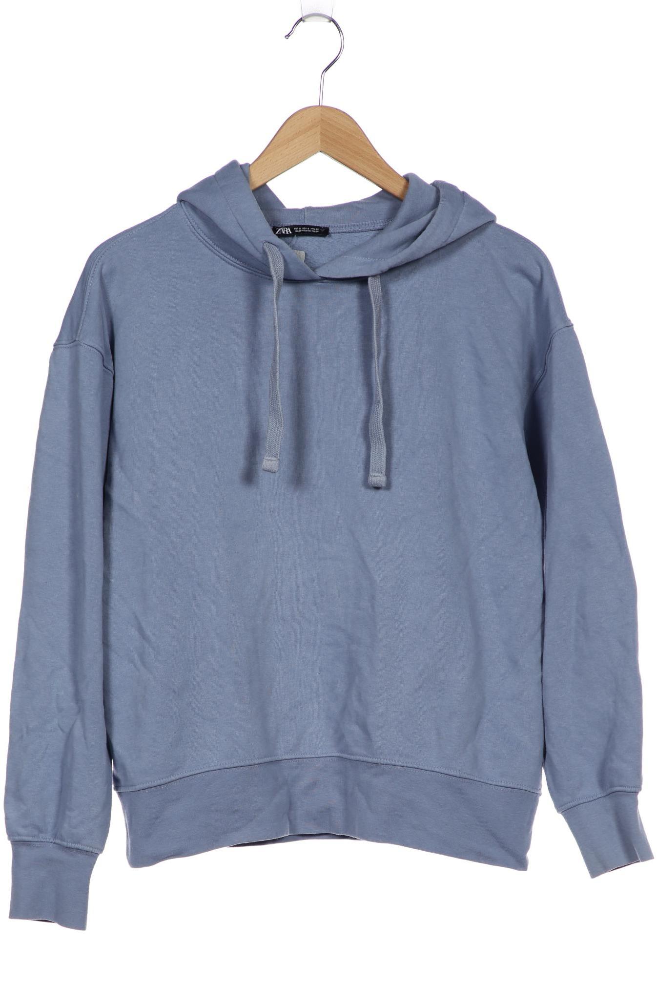 

ZARA Damen Kapuzenpullover, blau