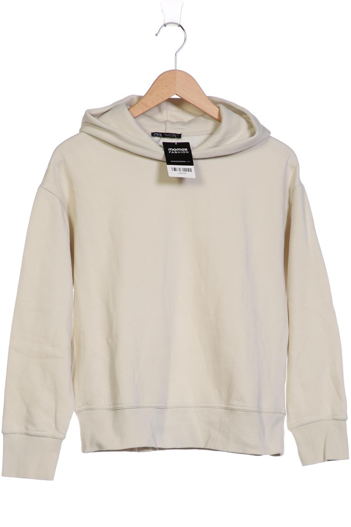 

Zara Damen Kapuzenpullover, cremeweiß, Gr. 36
