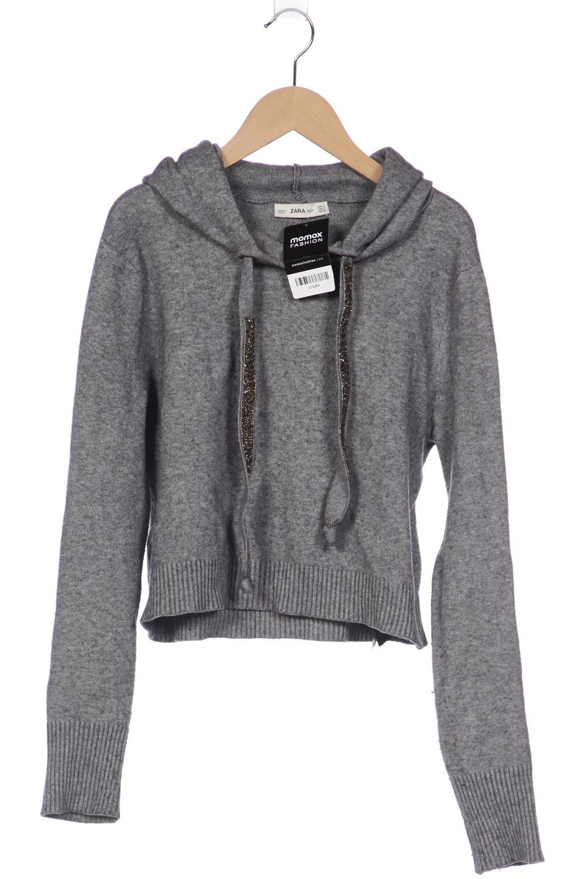 

ZARA Damen Kapuzenpullover, grau
