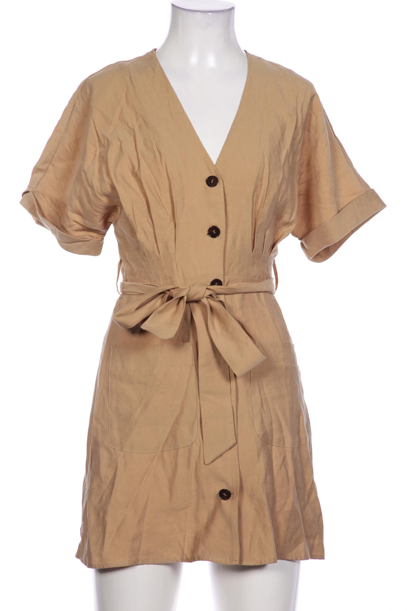 

Zara Damen Kleid, beige, Gr. 34