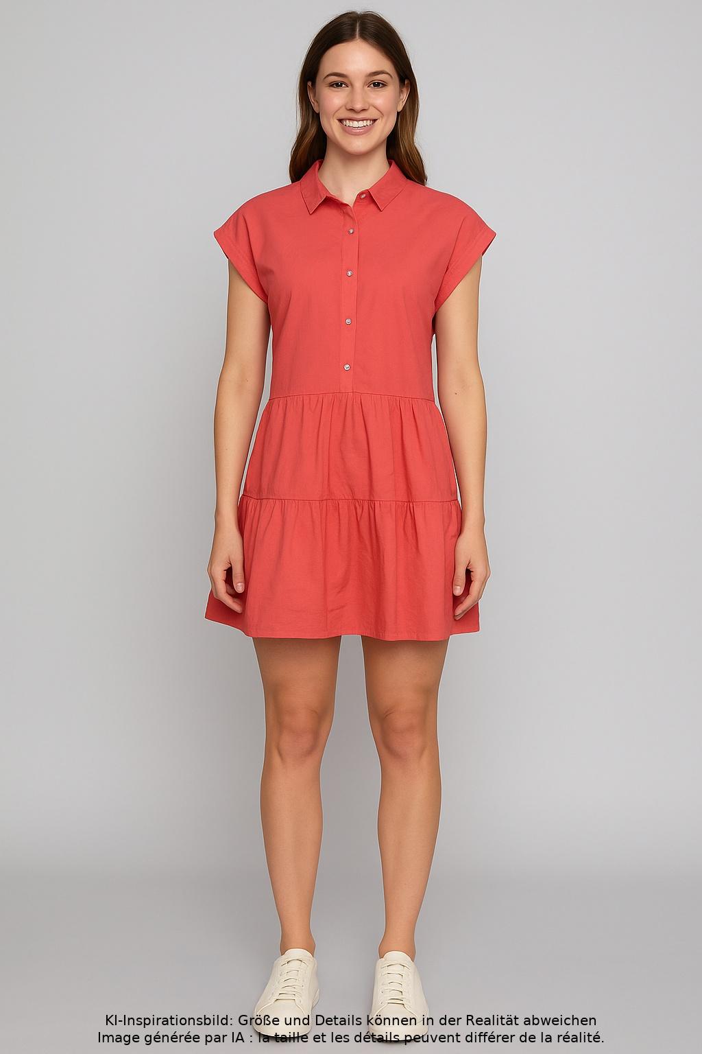 

Zara Damen Kleid, rot, Gr. 34