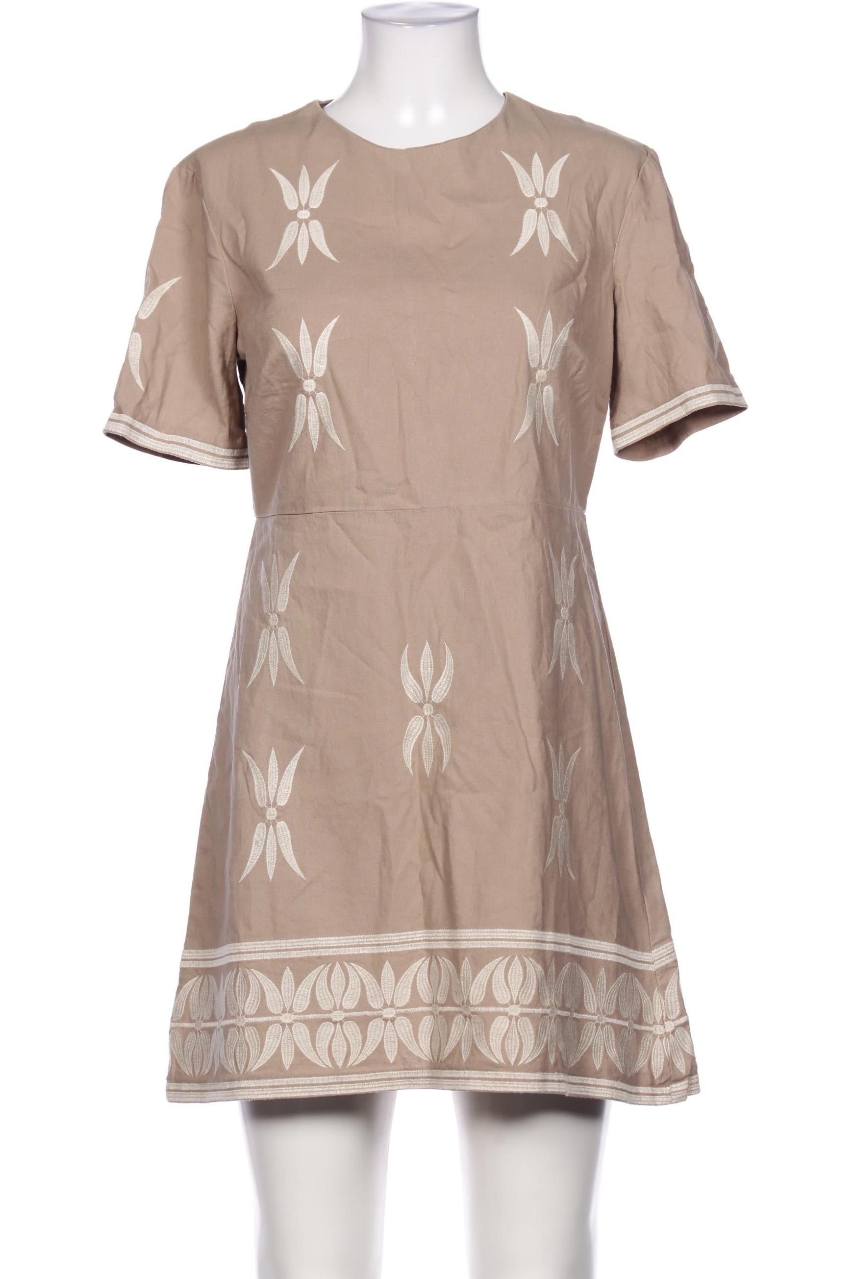 

Zara Damen Kleid, beige, Gr. 38