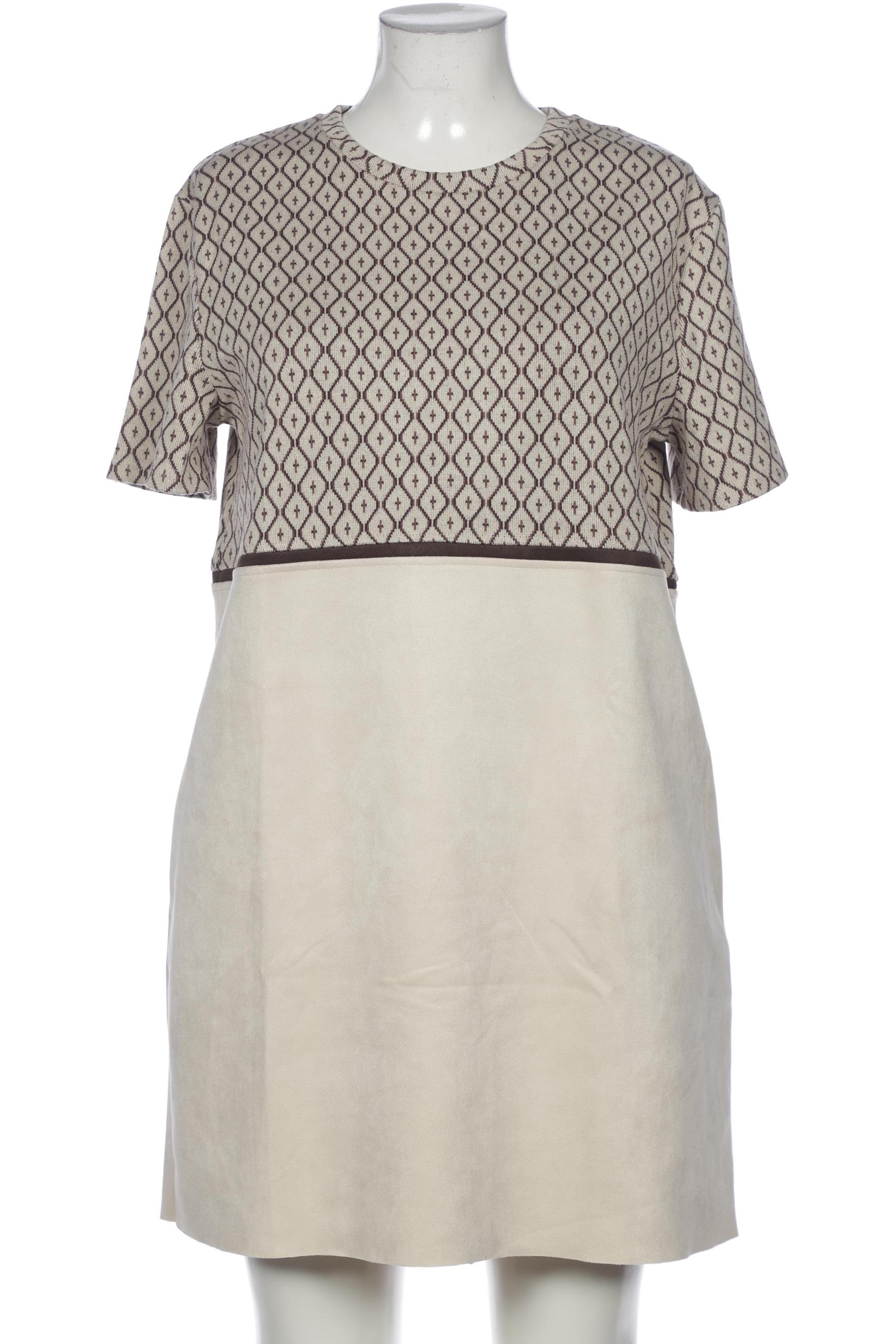 

Zara Damen Kleid, beige, Gr. 44
