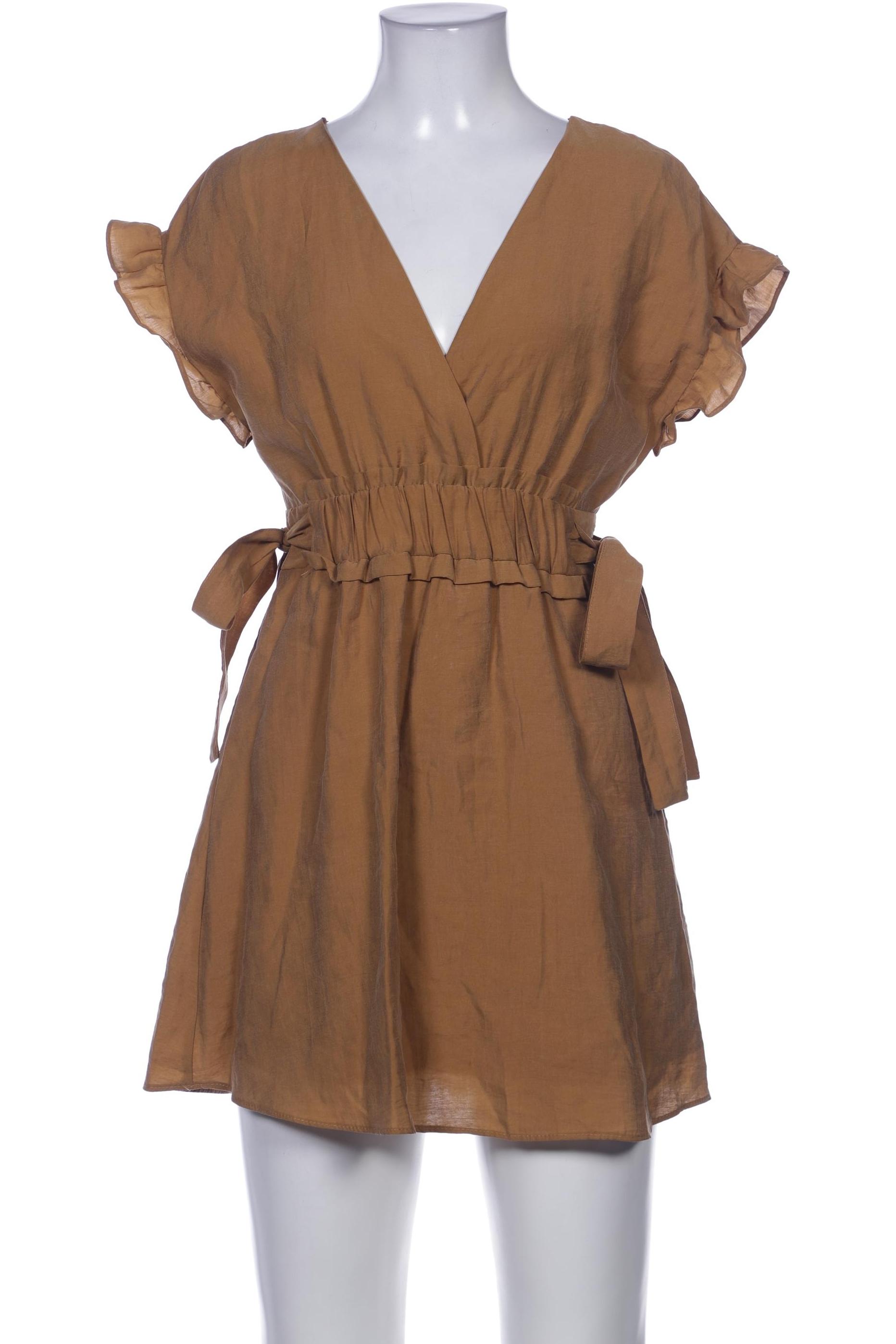 

Zara Damen Kleid, beige, Gr. 34