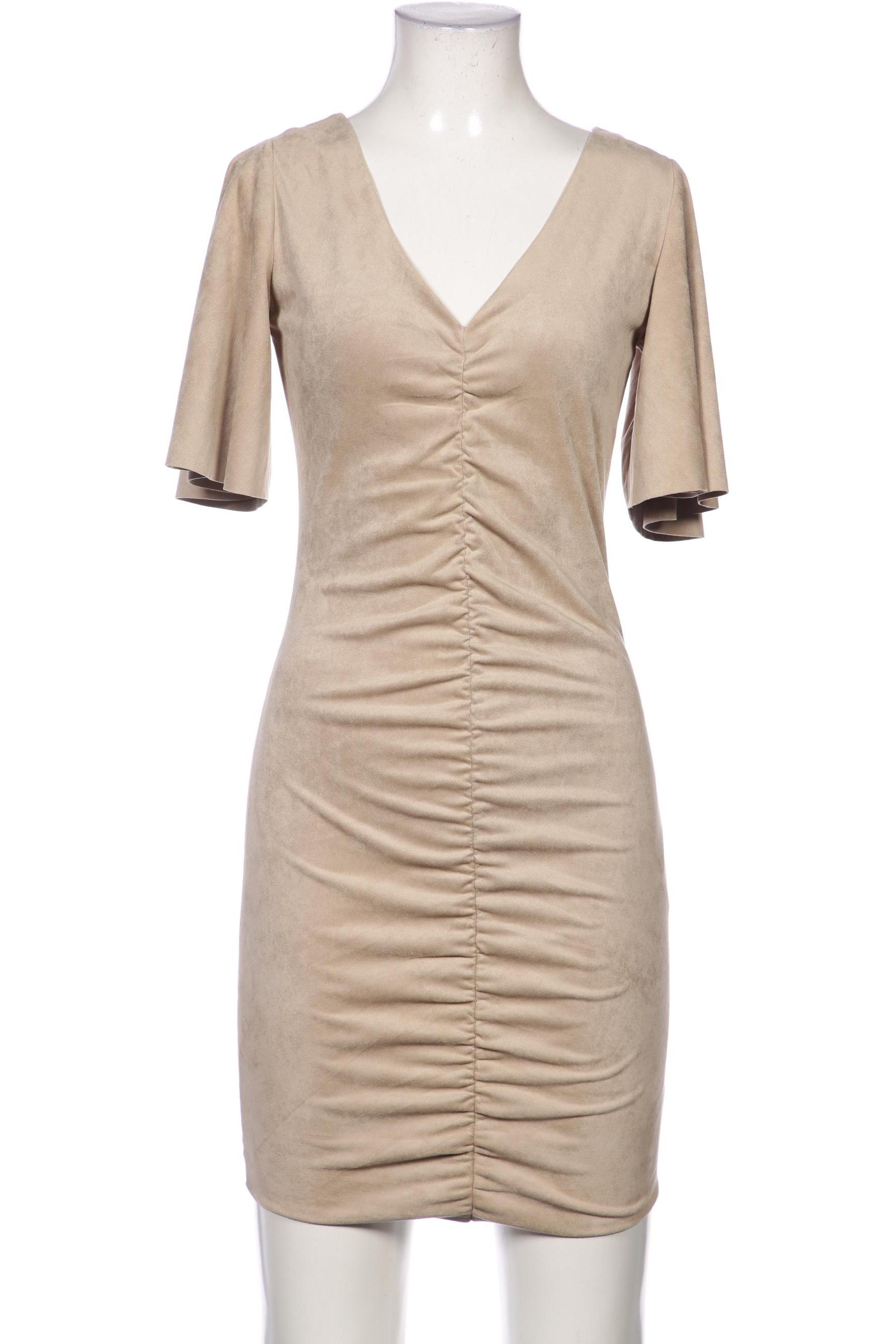 

Zara Damen Kleid, beige, Gr. 34