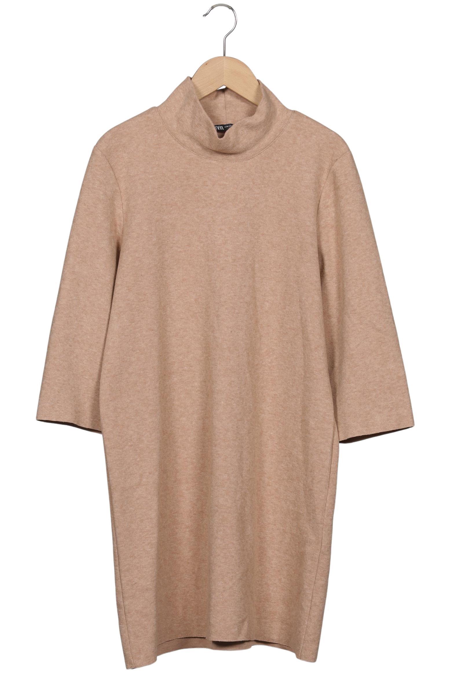 

Zara Damen Kleid, beige, Gr. 38