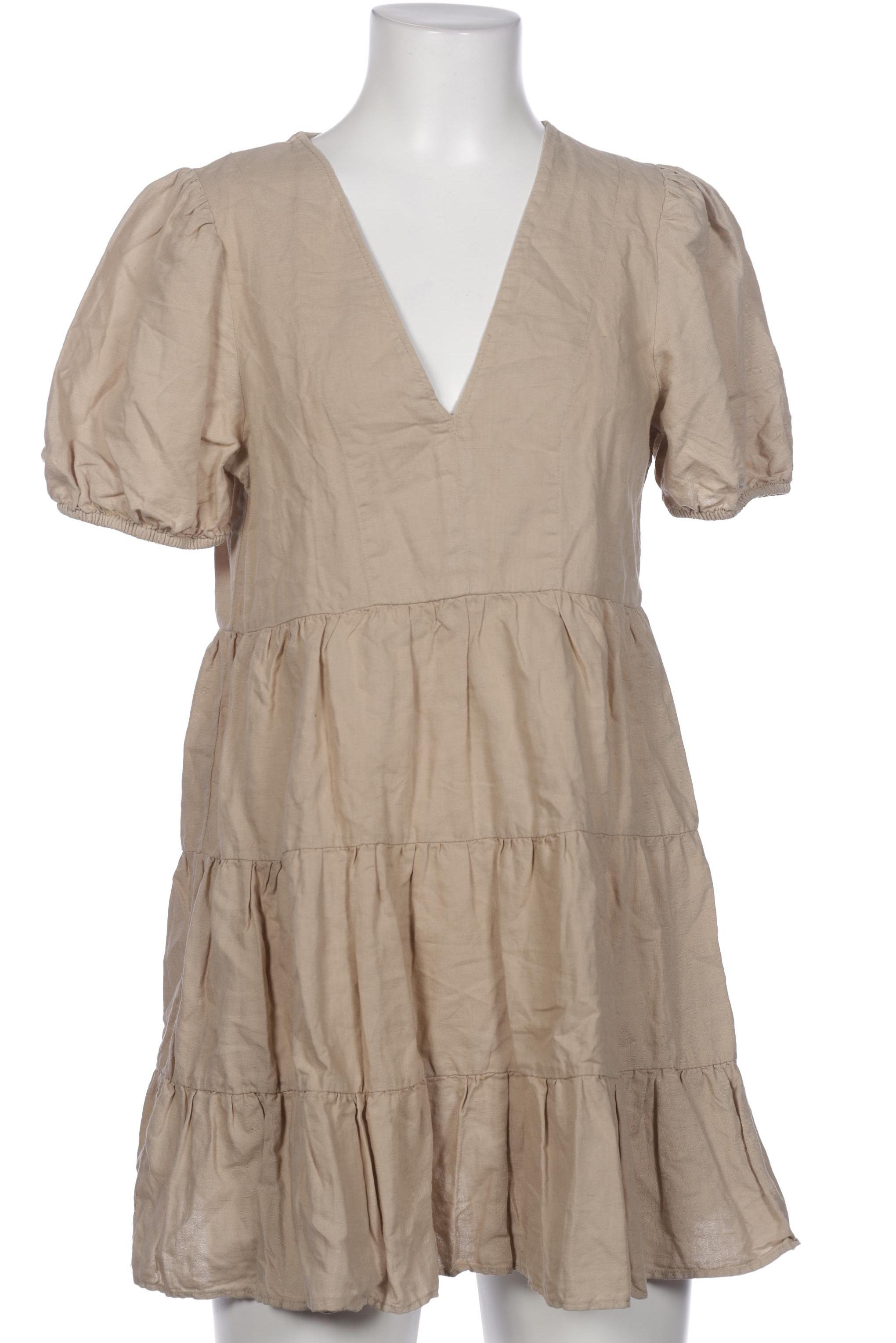 

Zara Damen Kleid, beige, Gr. 34