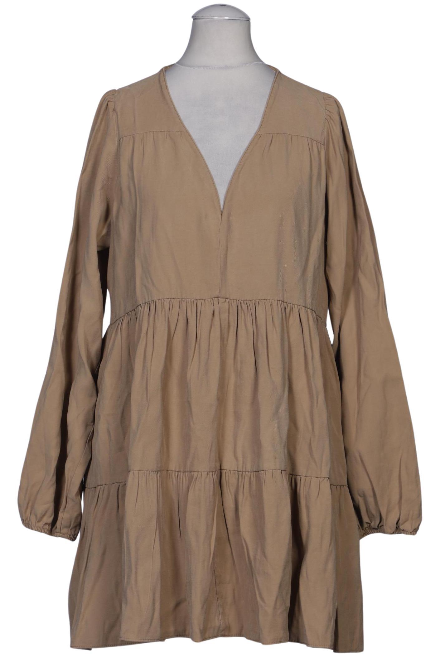 

Zara Damen Kleid, beige, Gr. 34