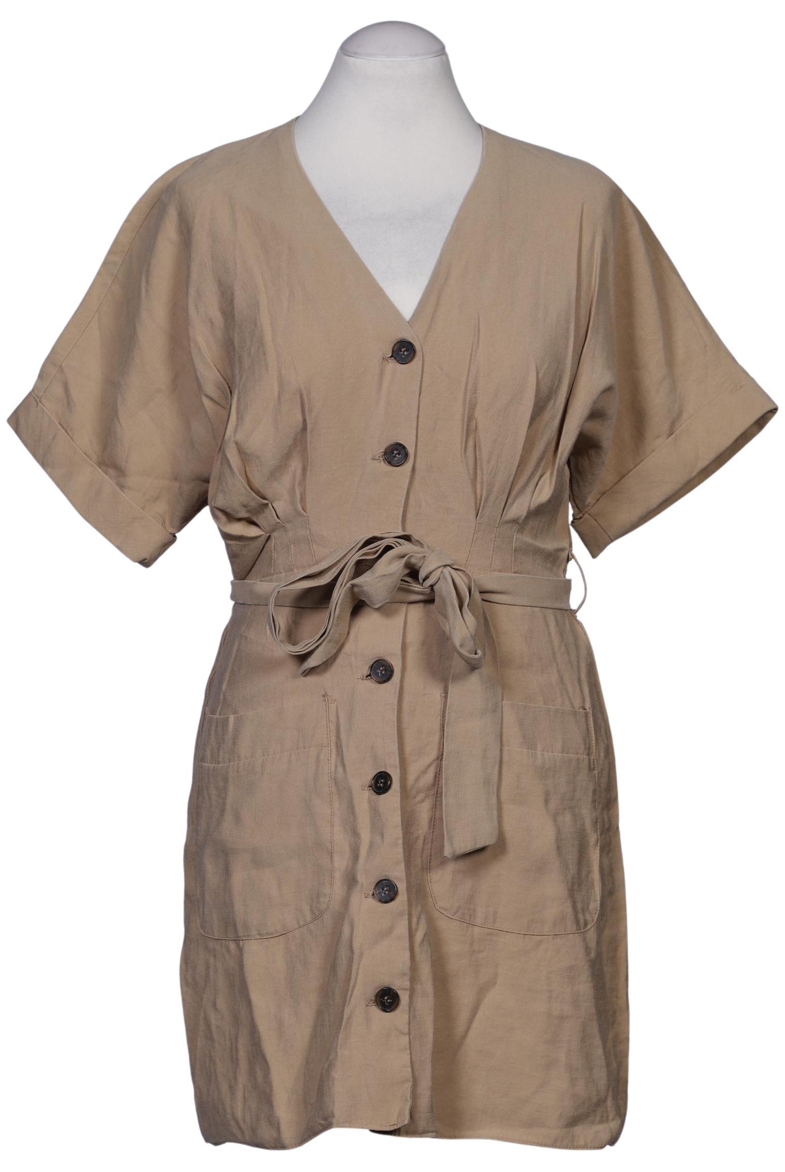 

Zara Damen Kleid, beige, Gr. 38