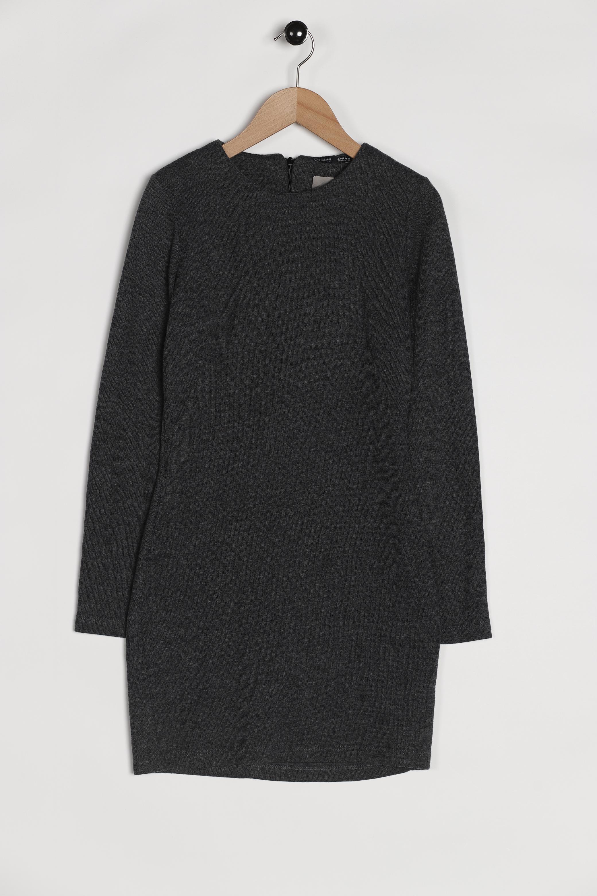 

ZARA Damen Kleid, grau