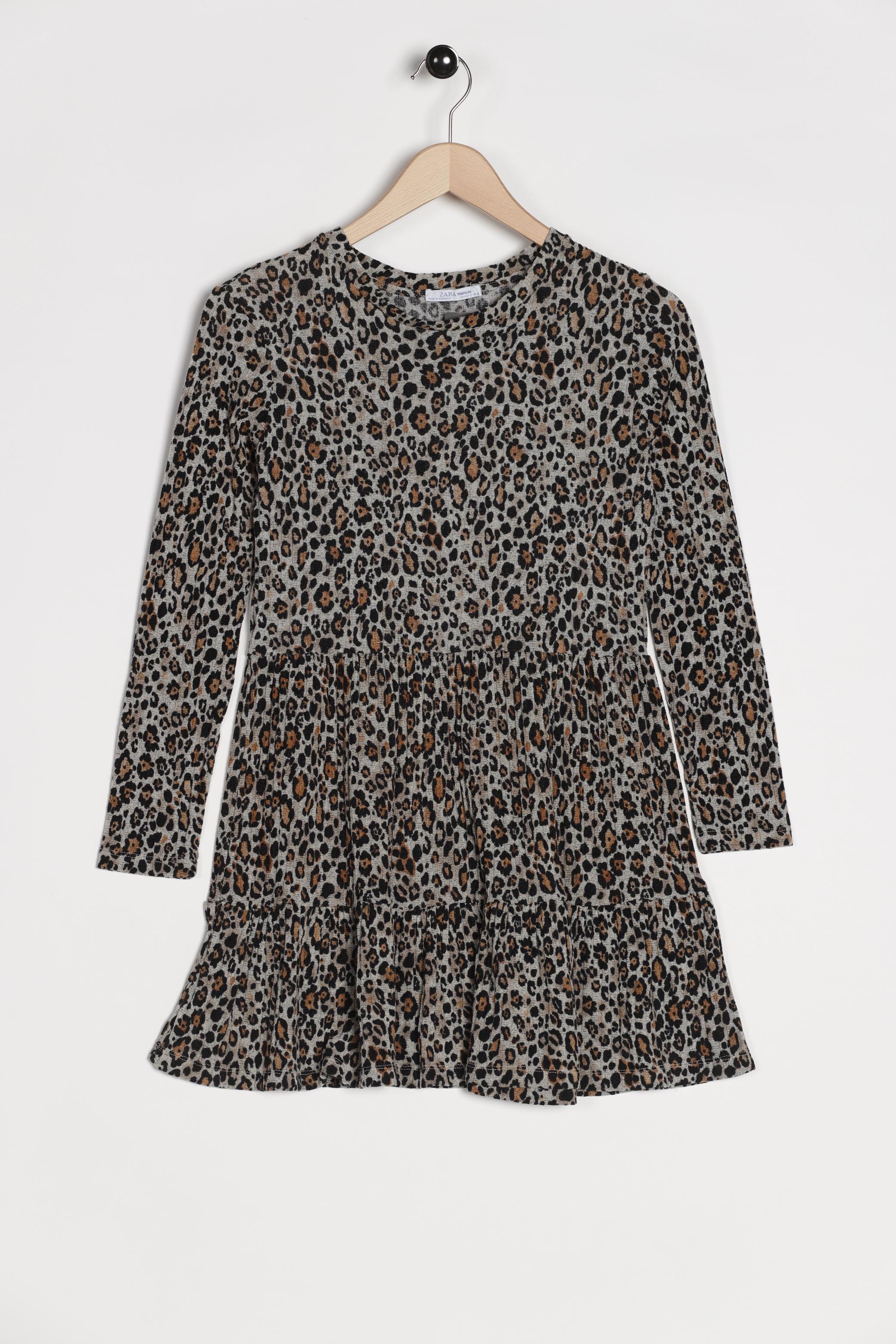 

ZARA Damen Kleid, grau