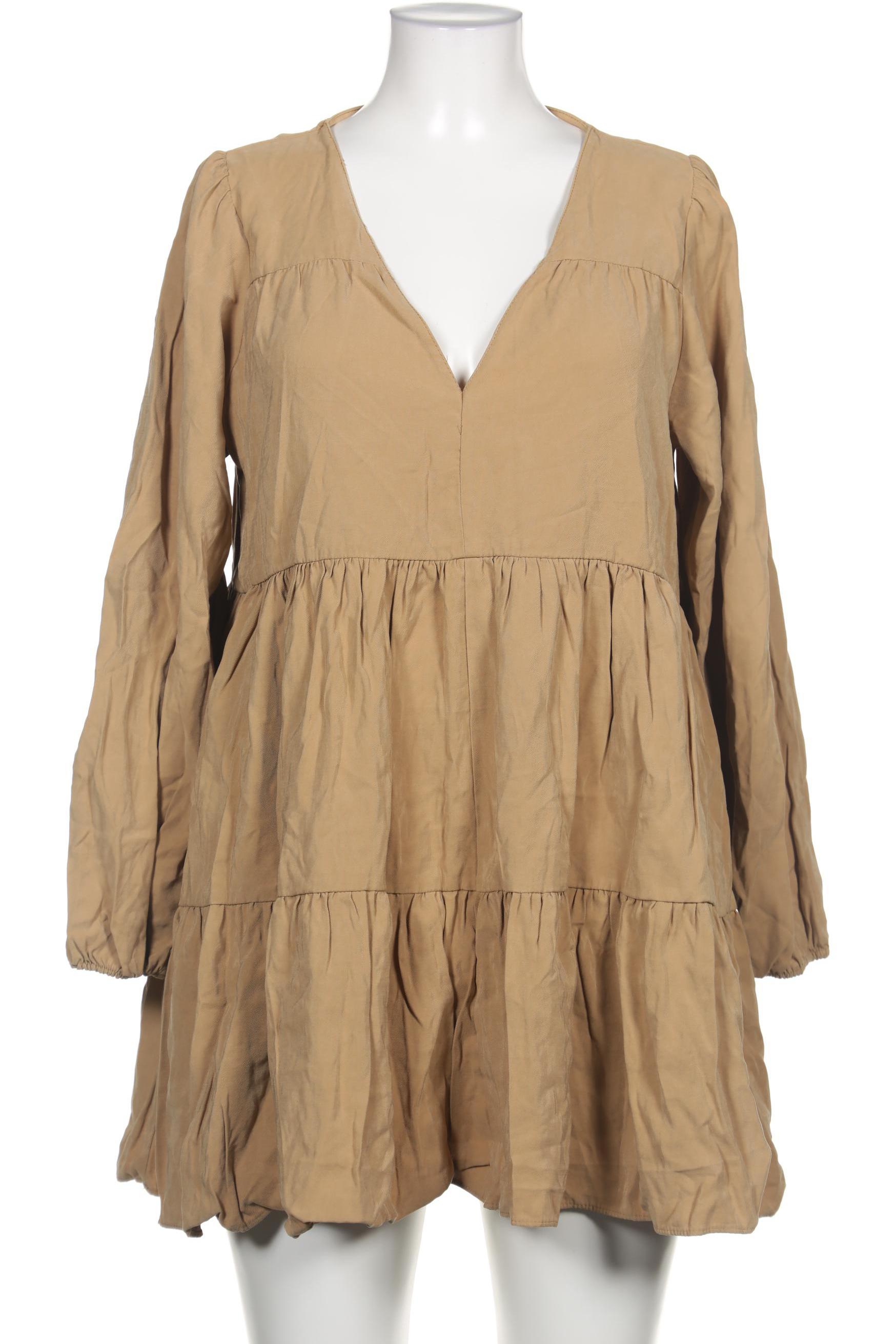 

Zara Damen Kleid, beige, Gr. 46