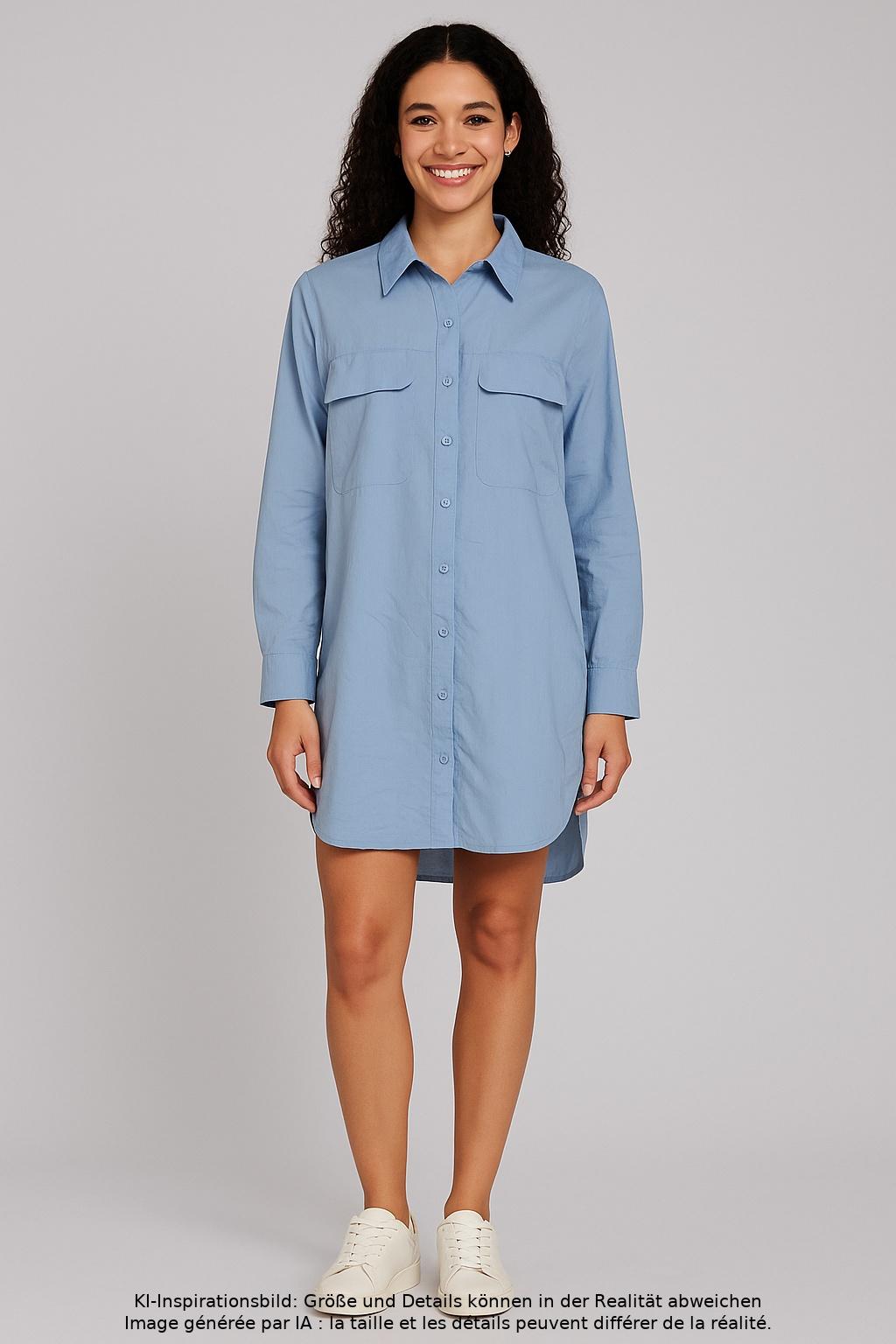 

Zara Damen Kleid, blau, Gr. 34