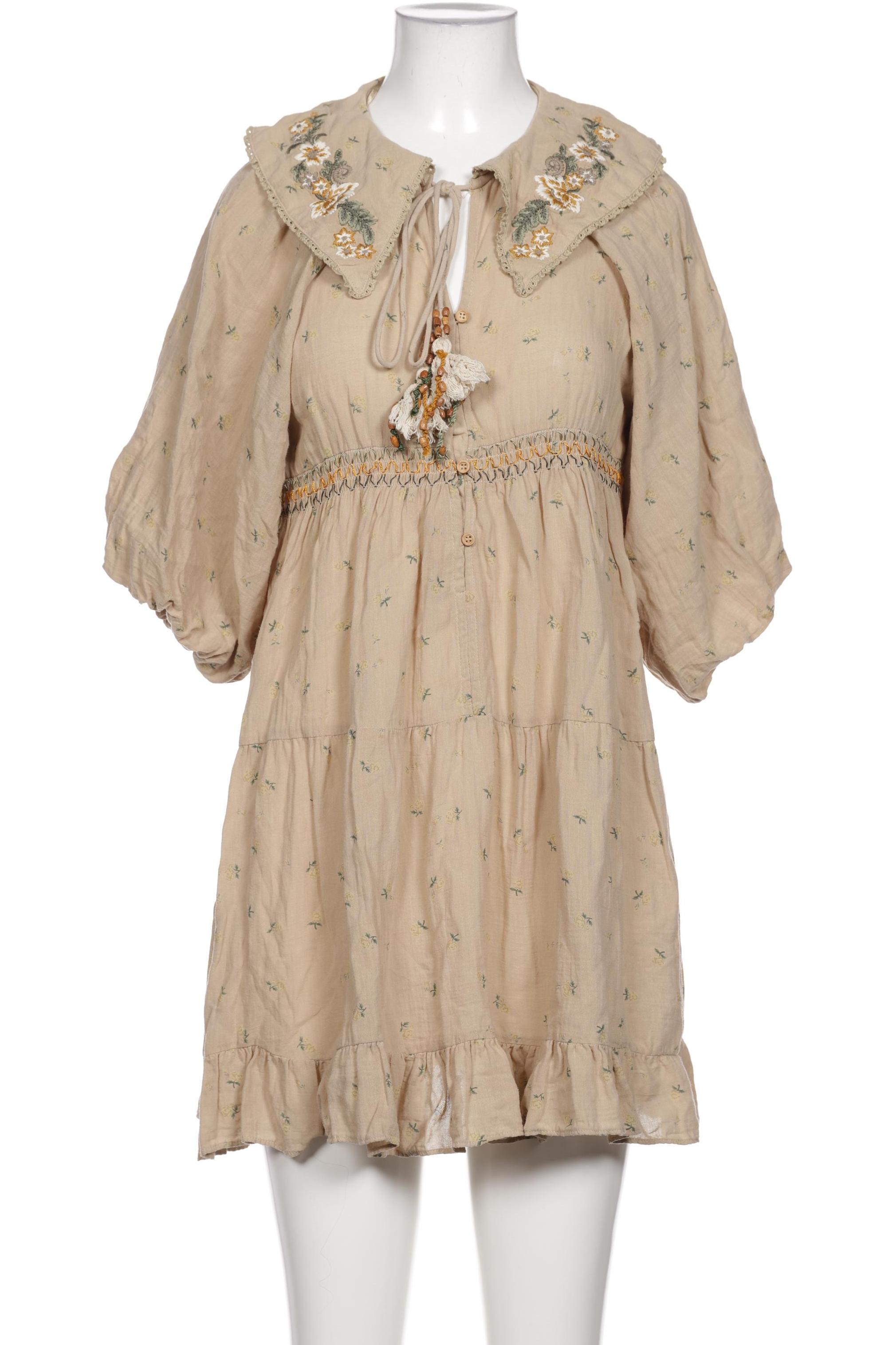 

Zara Damen Kleid, beige, Gr. 36