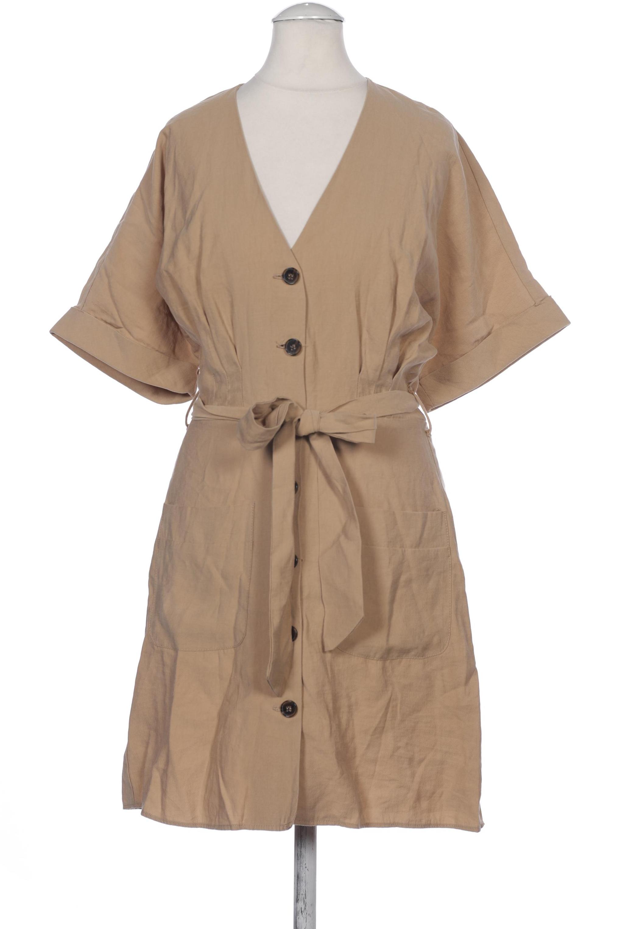 

Zara Damen Kleid, beige, Gr. 34