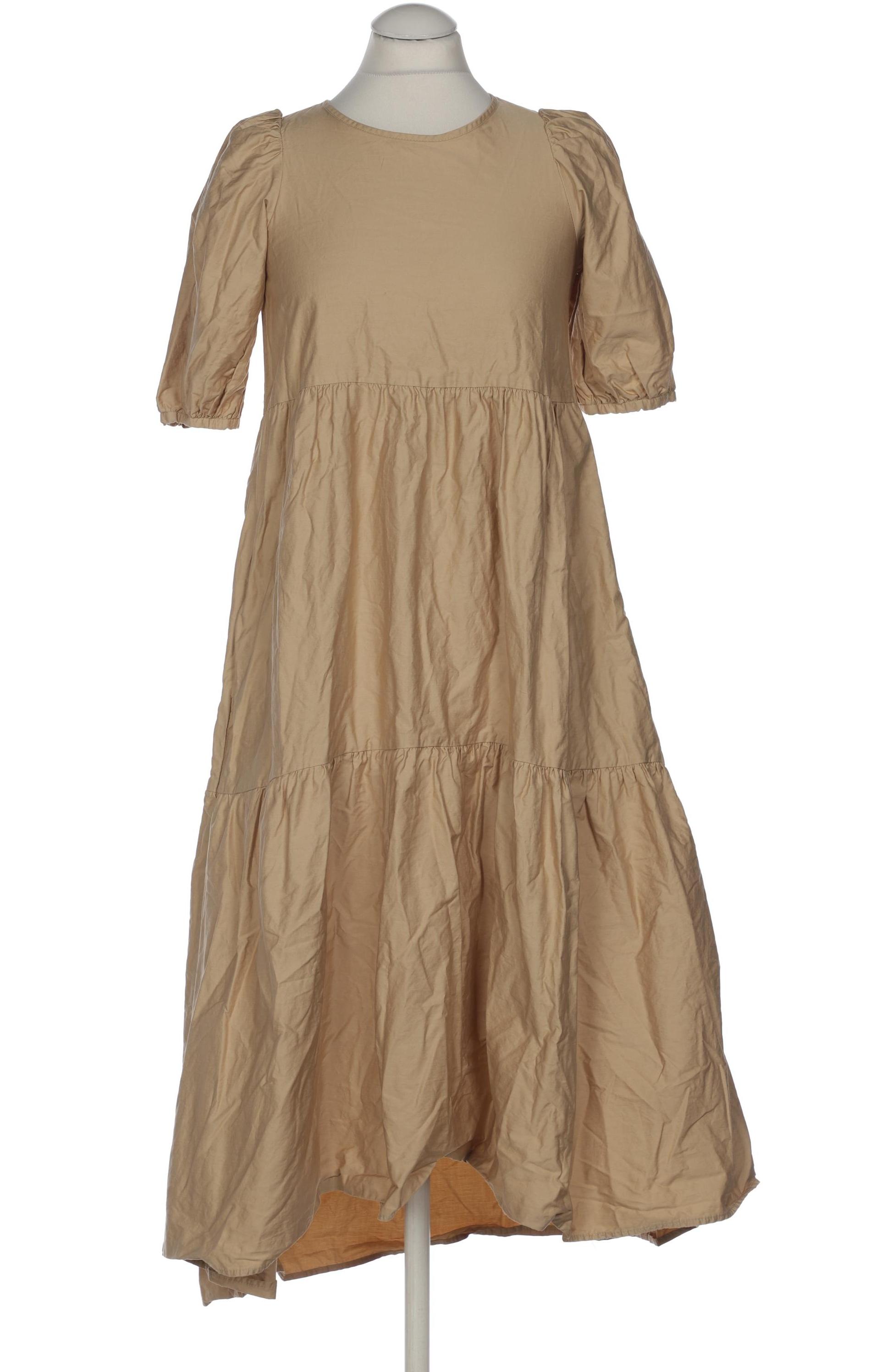 

Zara Damen Kleid, beige, Gr. 34