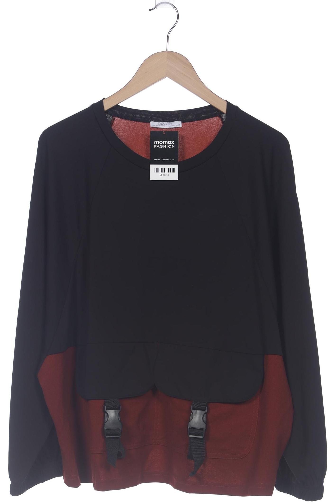 

Zara Damen Langarmshirt, grau, Gr. 42