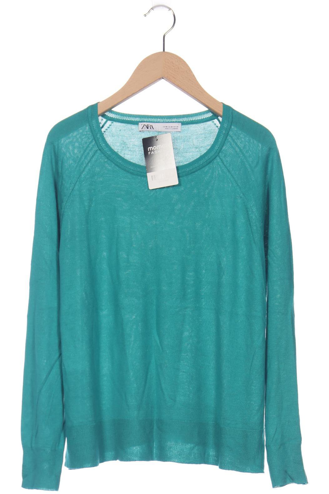 

Zara Damen Langarmshirt, türkis, Gr. 38