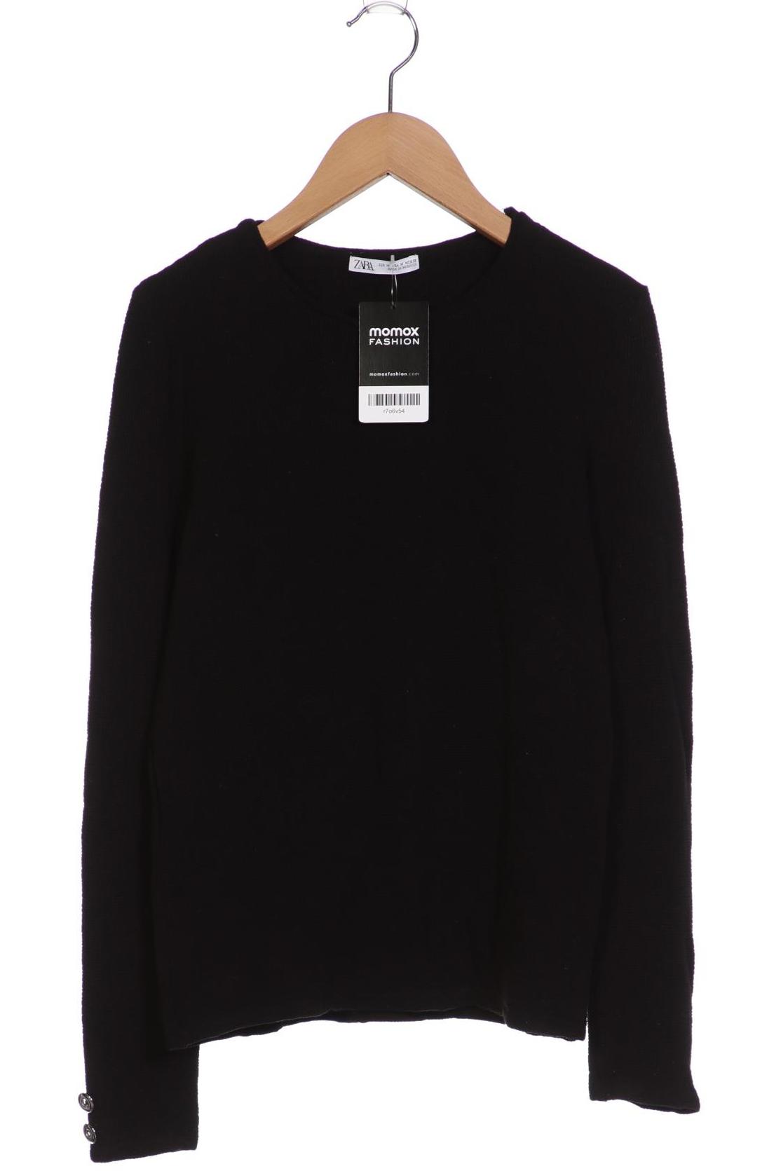

ZARA Damen Langarmshirt, schwarz