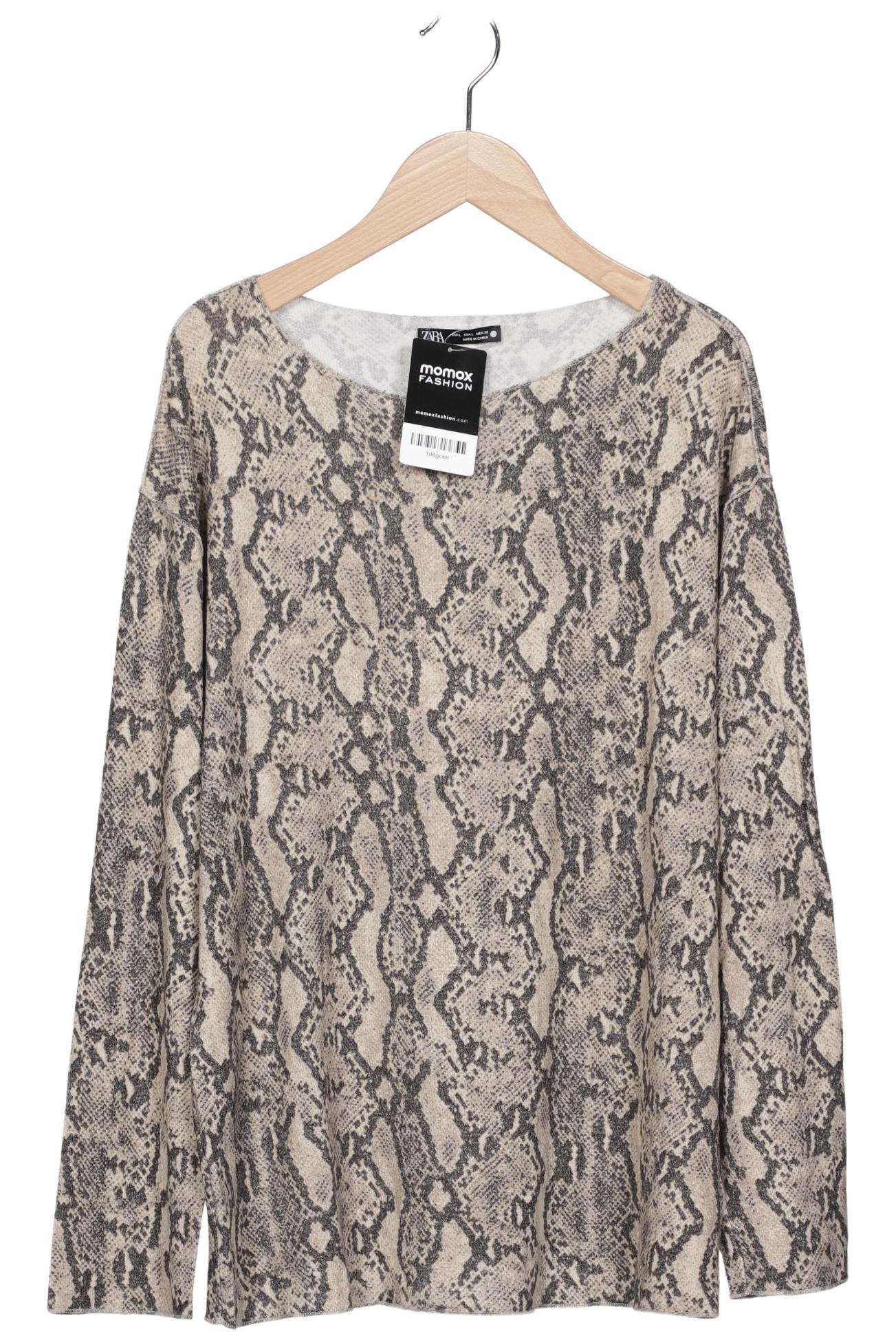 

Zara Damen Langarmshirt, braun, Gr. 42