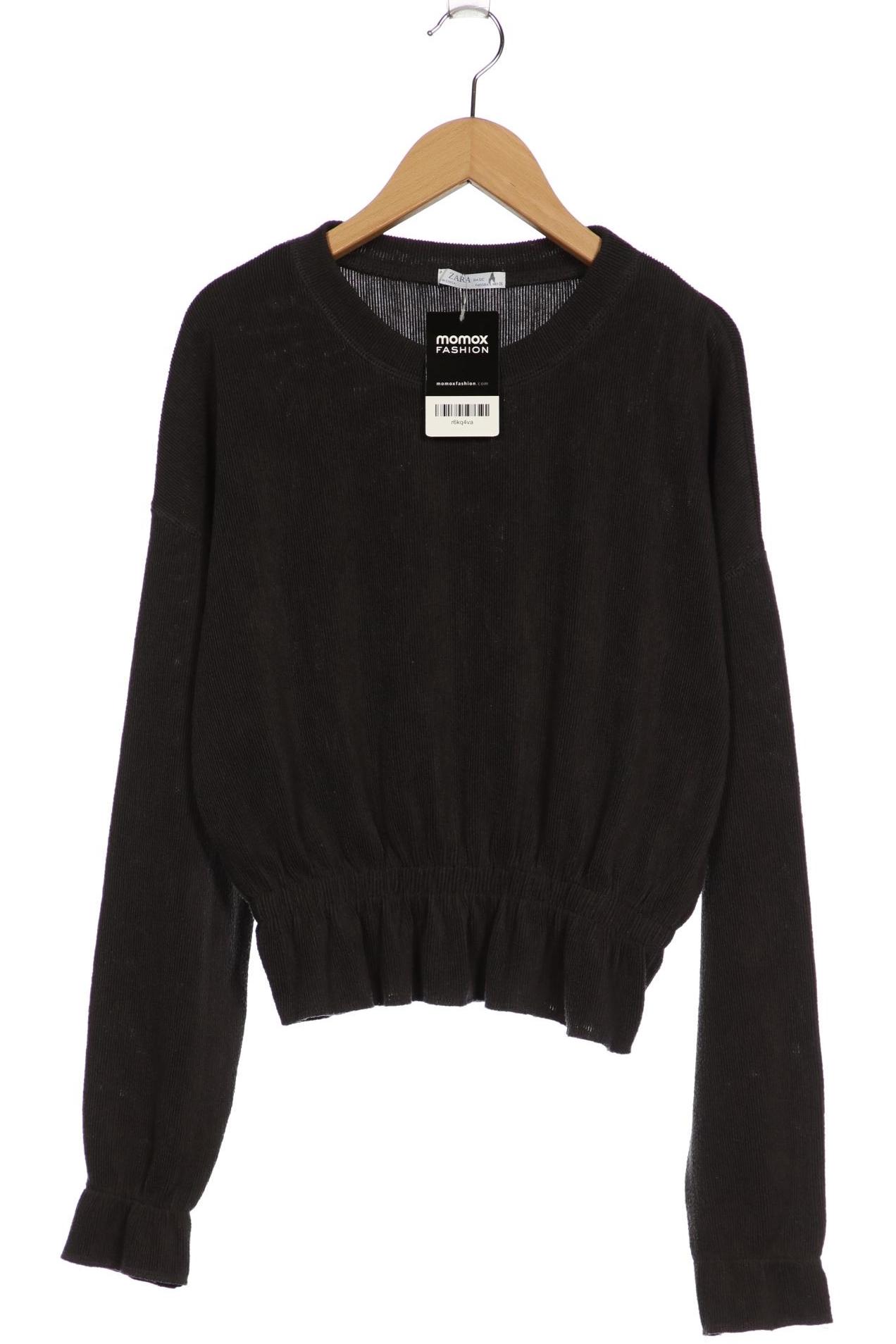 

Zara Damen Langarmshirt, grau, Gr. 36