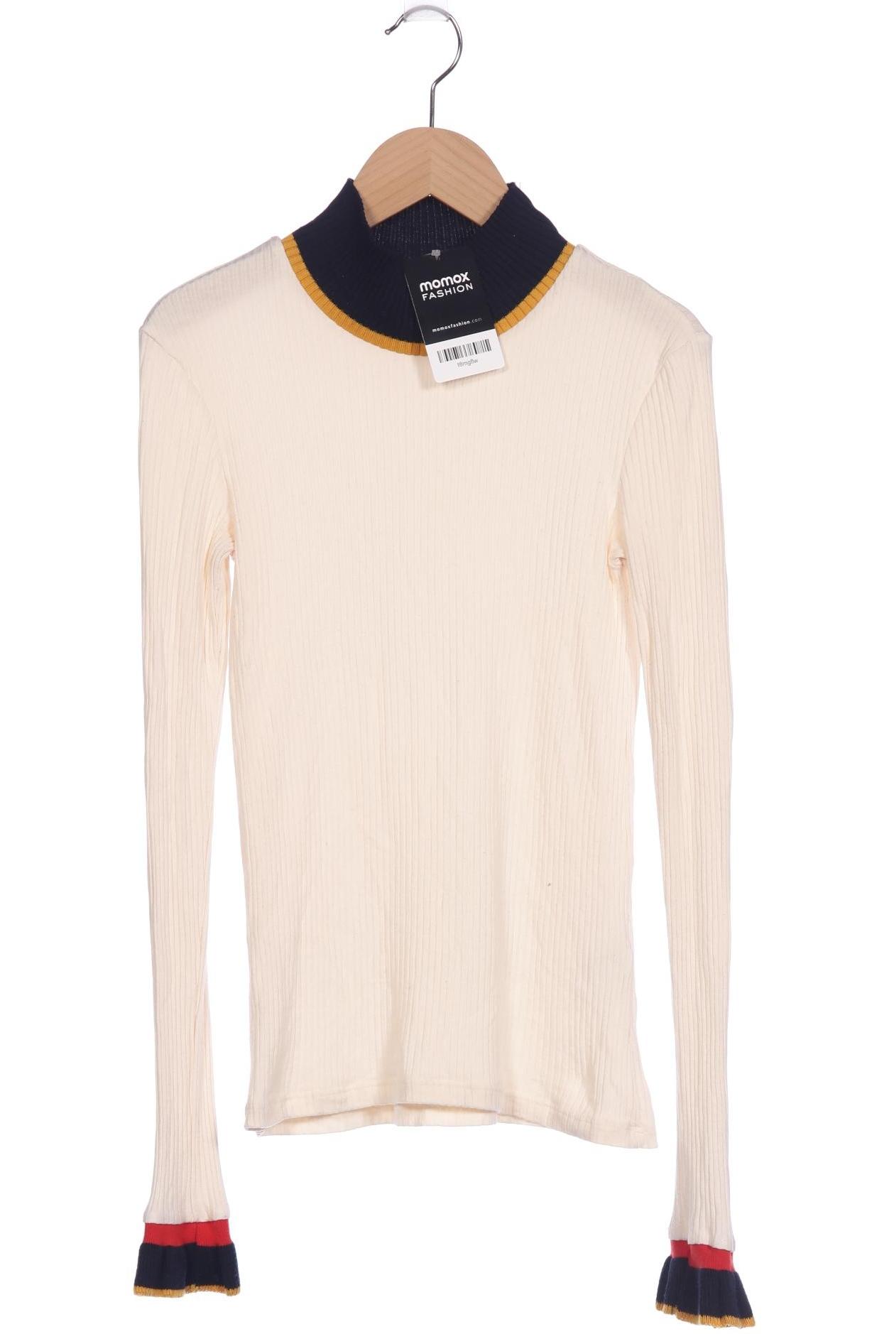 

Zara Damen Langarmshirt, cremeweiß, Gr. 36