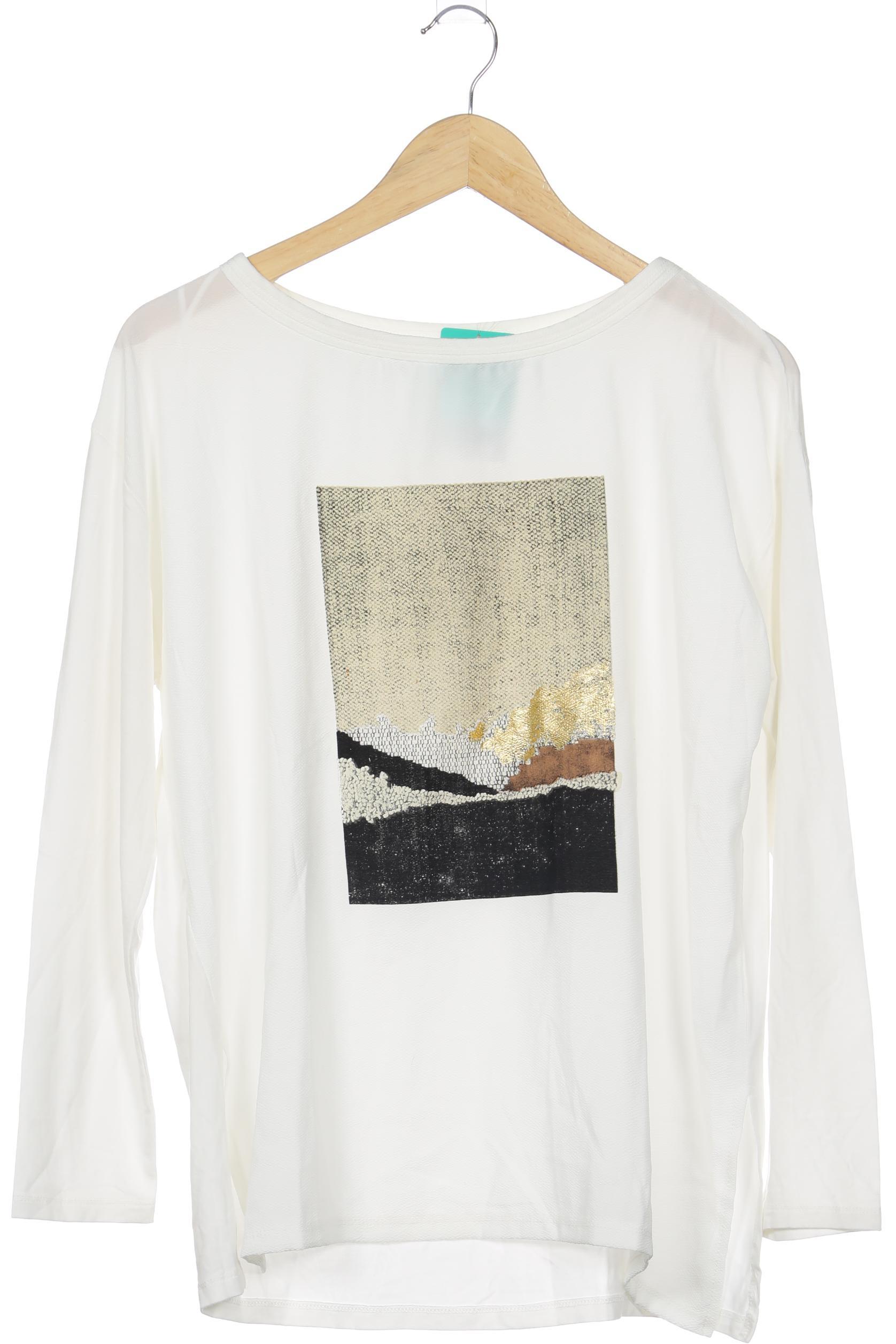 

Zara Damen Langarmshirt, weiß, Gr. 42