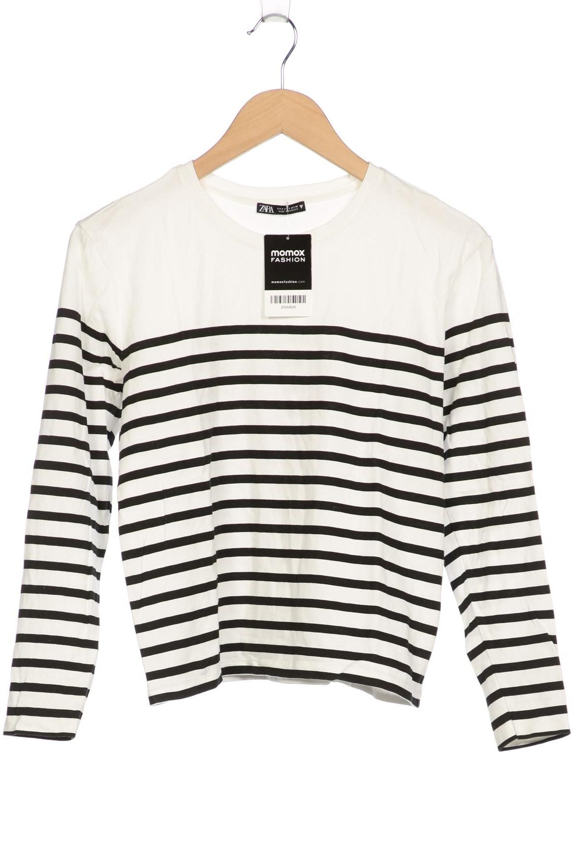 

Zara Damen Langarmshirt, schwarz, Gr. 36