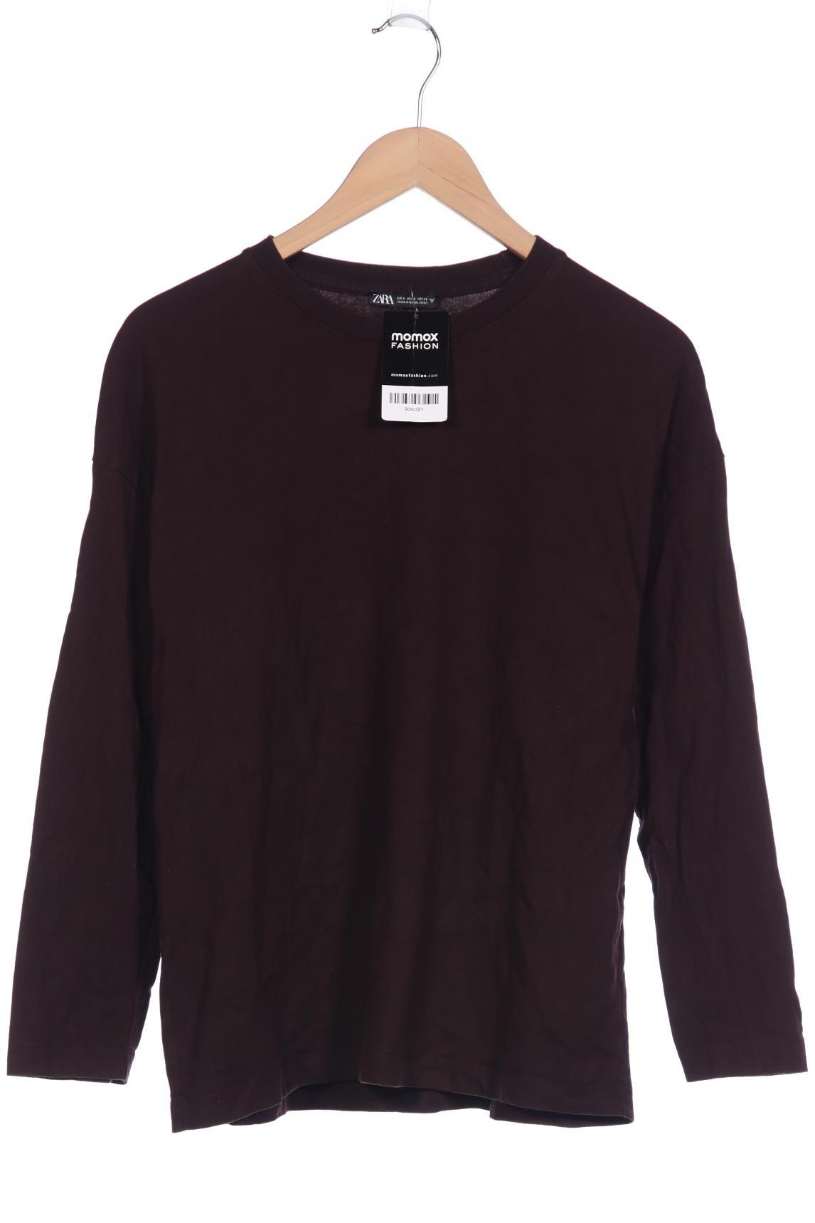 

Zara Damen Langarmshirt, braun, Gr. 36