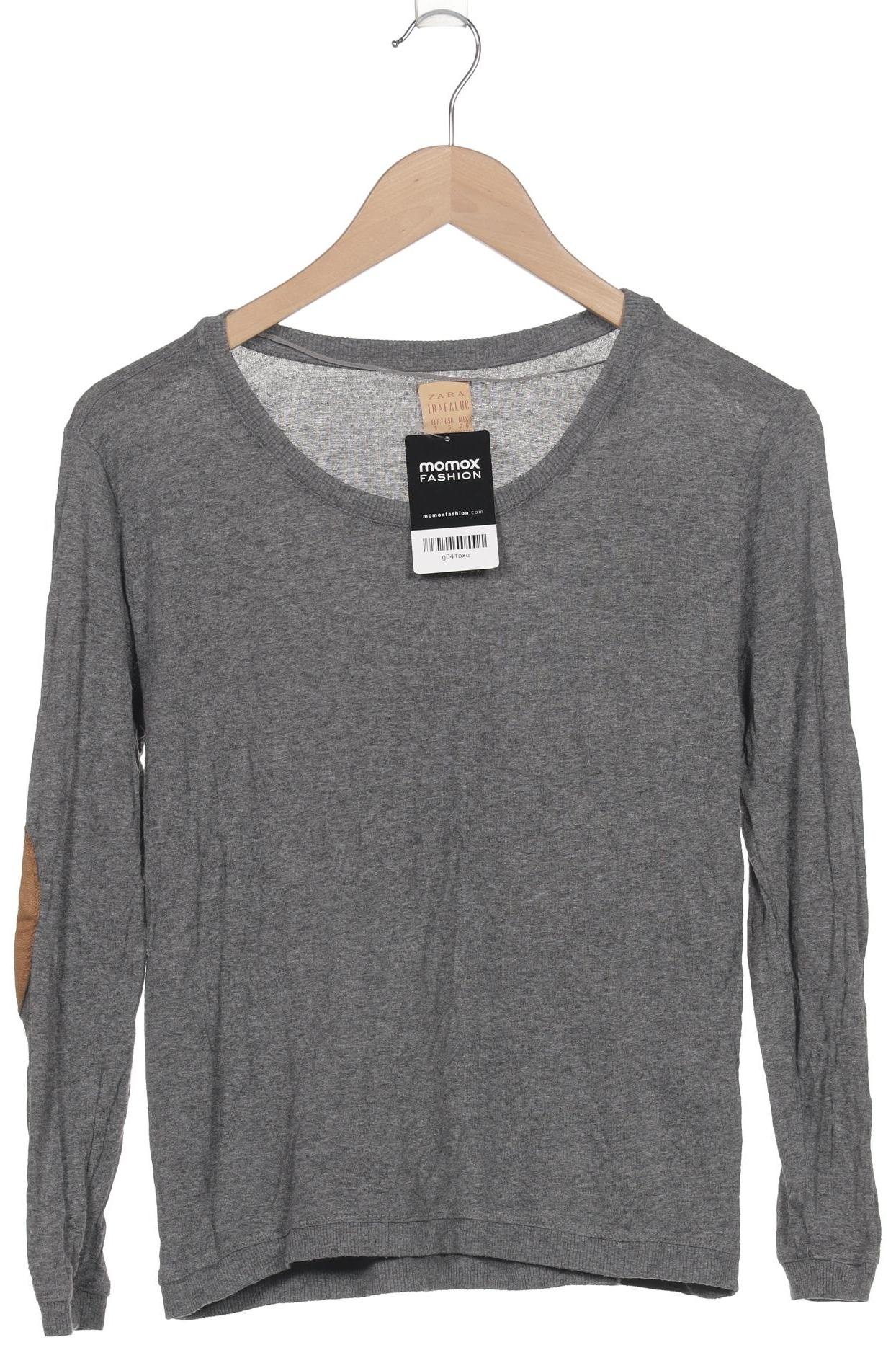 

Zara Damen Langarmshirt, grau, Gr. 36