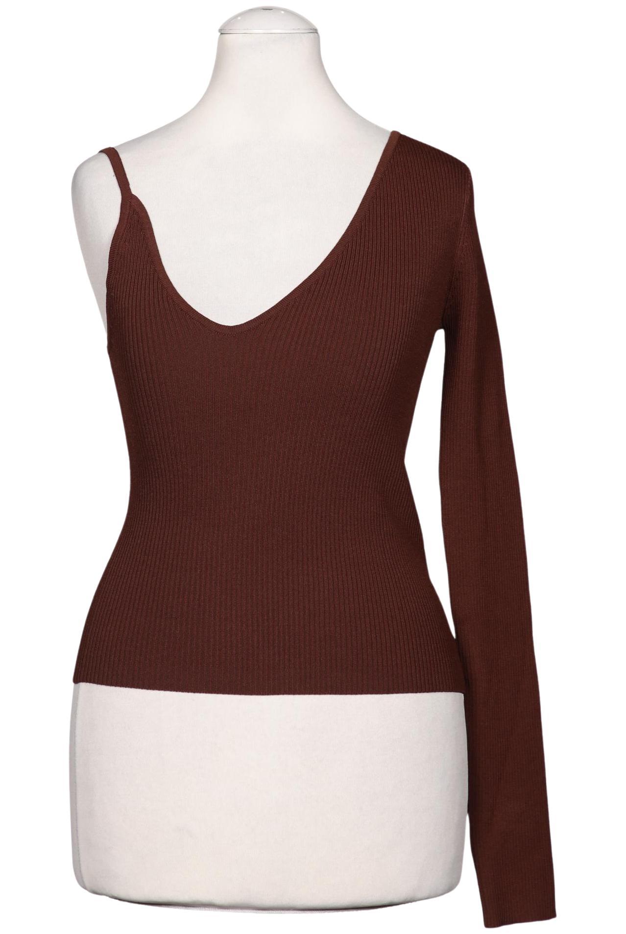 

Zara Damen Langarmshirt, braun, Gr. 36