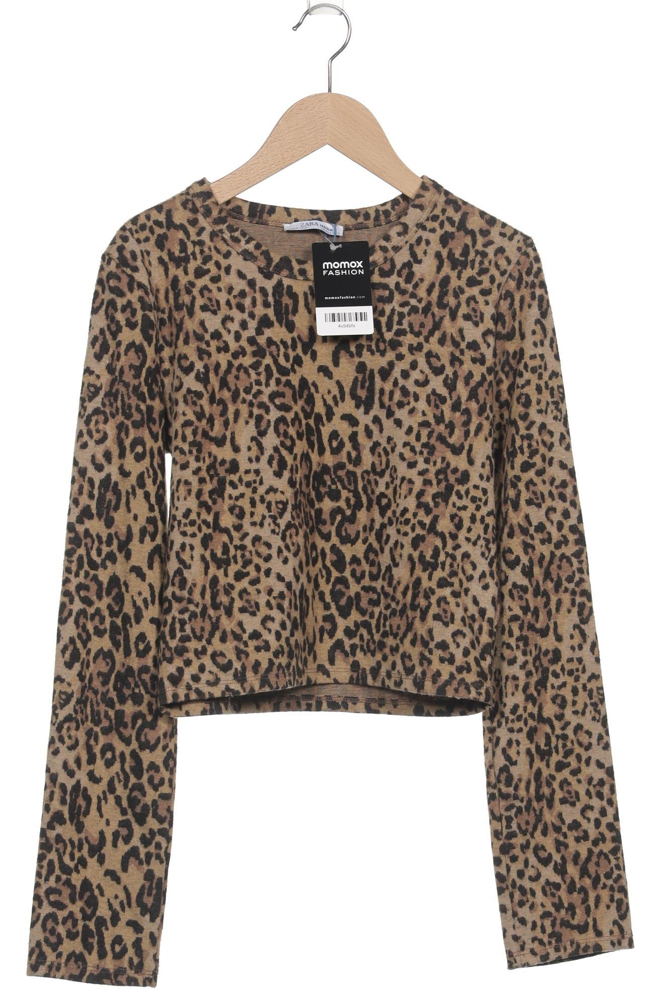 

Zara Damen Langarmshirt, beige, Gr. 38
