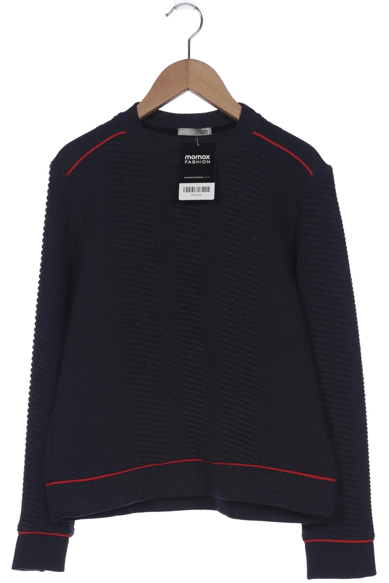 

ZARA Damen Langarmshirt, marineblau