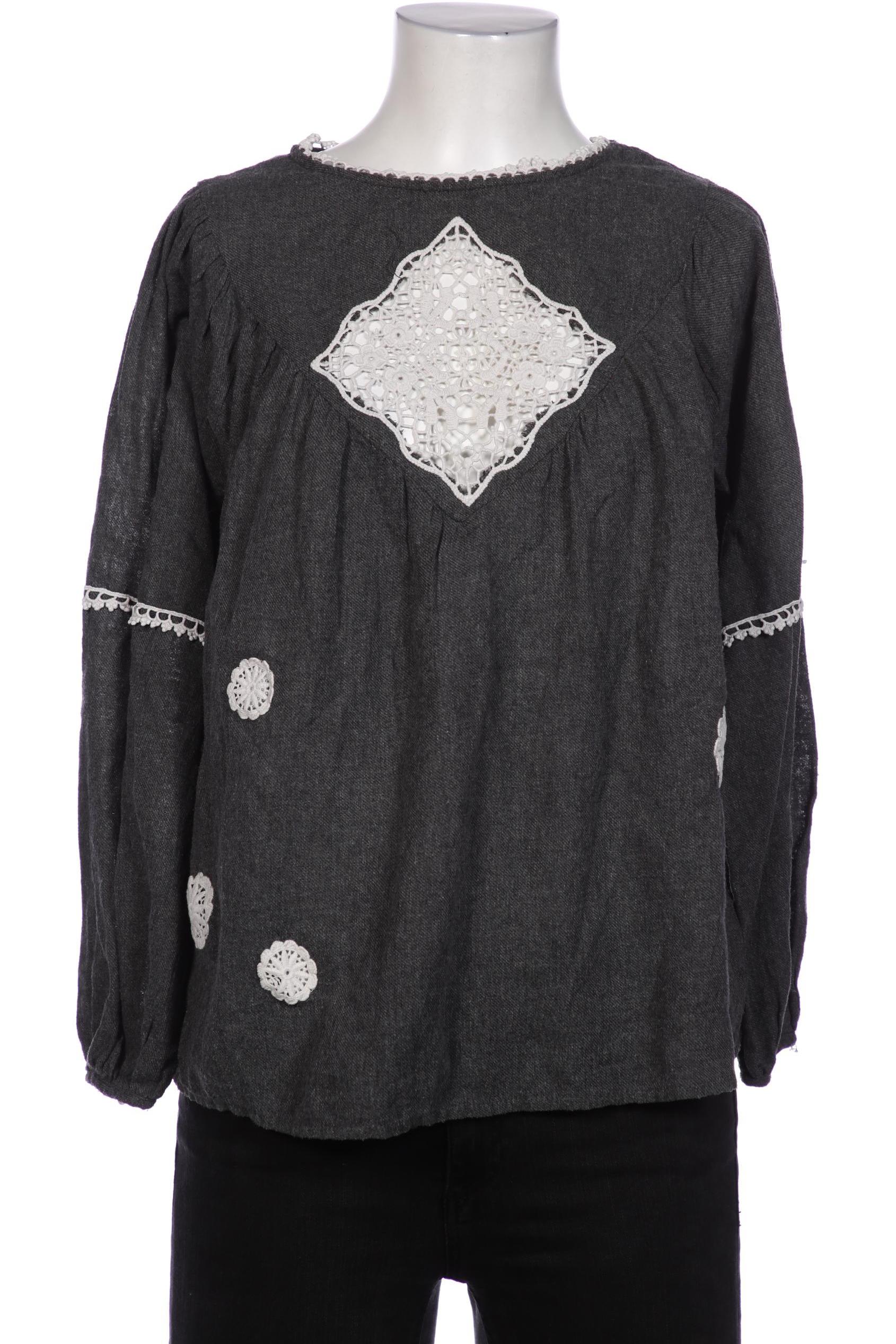 

Zara Damen Langarmshirt, grau, Gr. 34