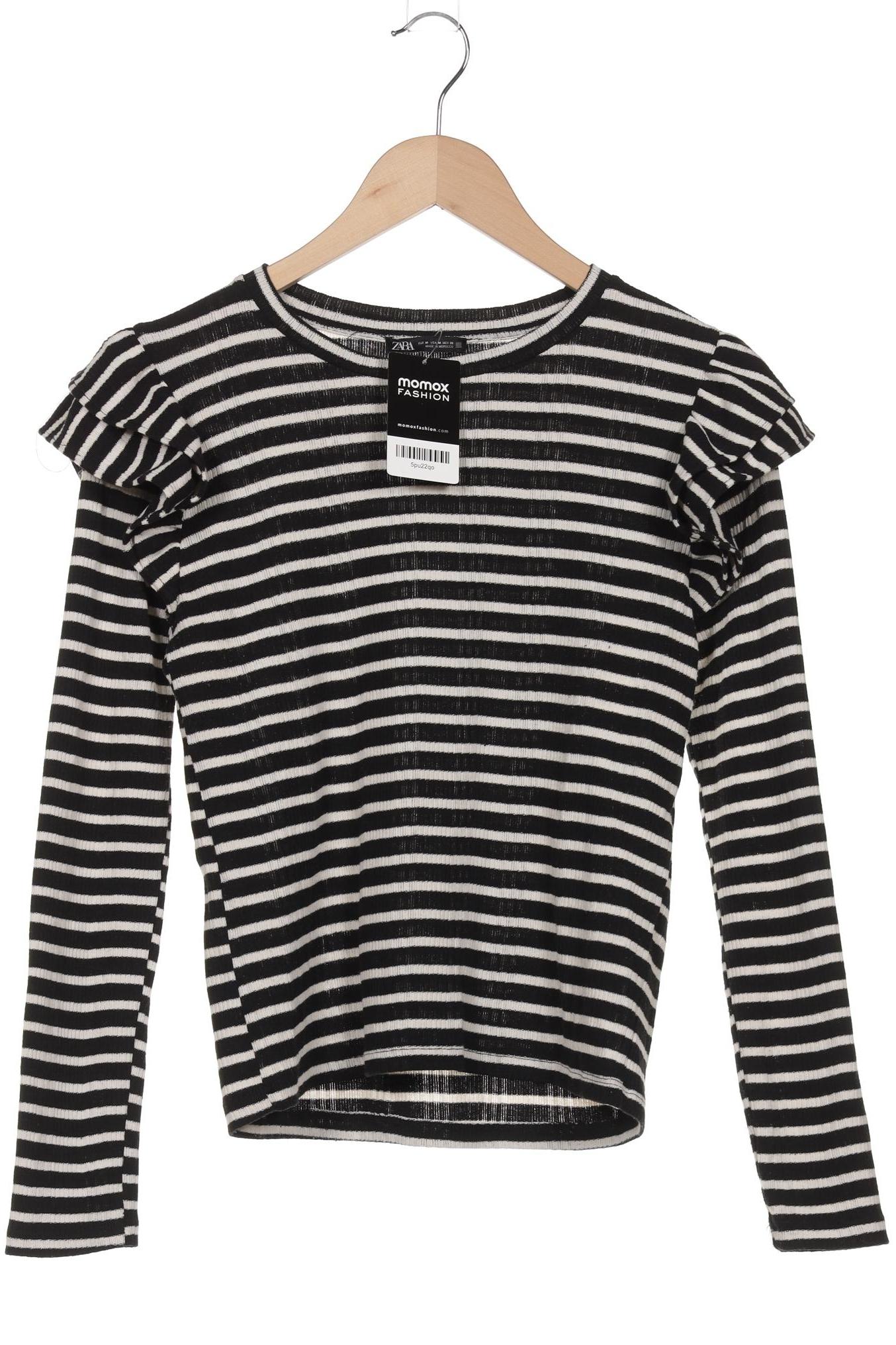 

Zara Damen Langarmshirt, schwarz, Gr. 38