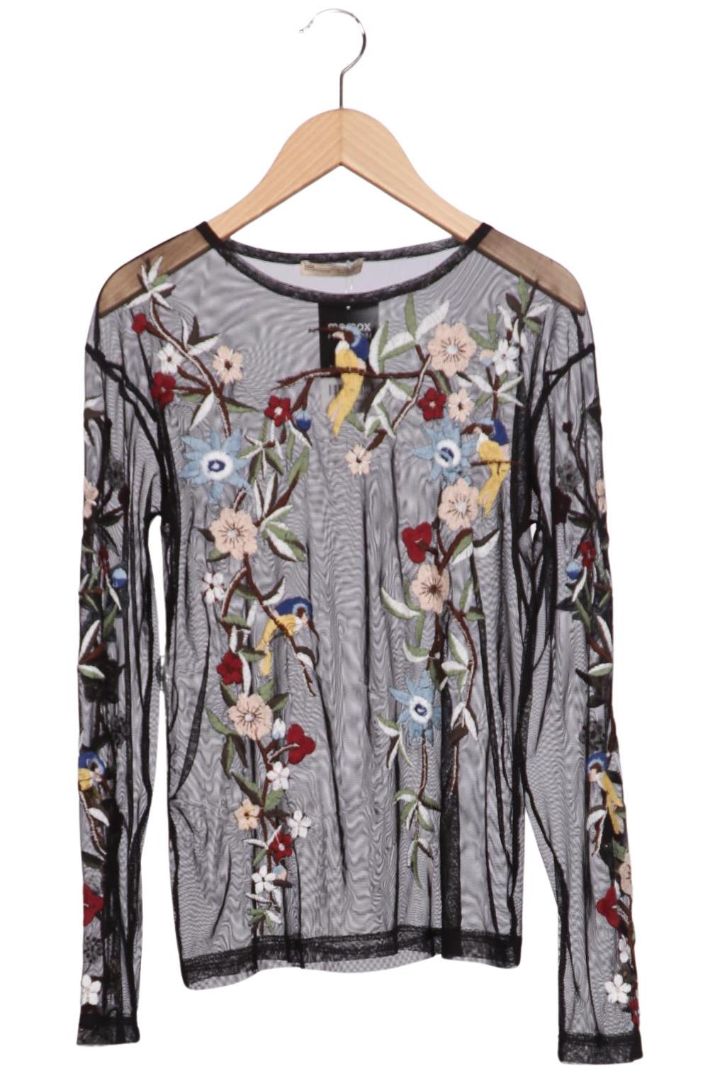 

Zara Damen Langarmshirt, schwarz, Gr. 36