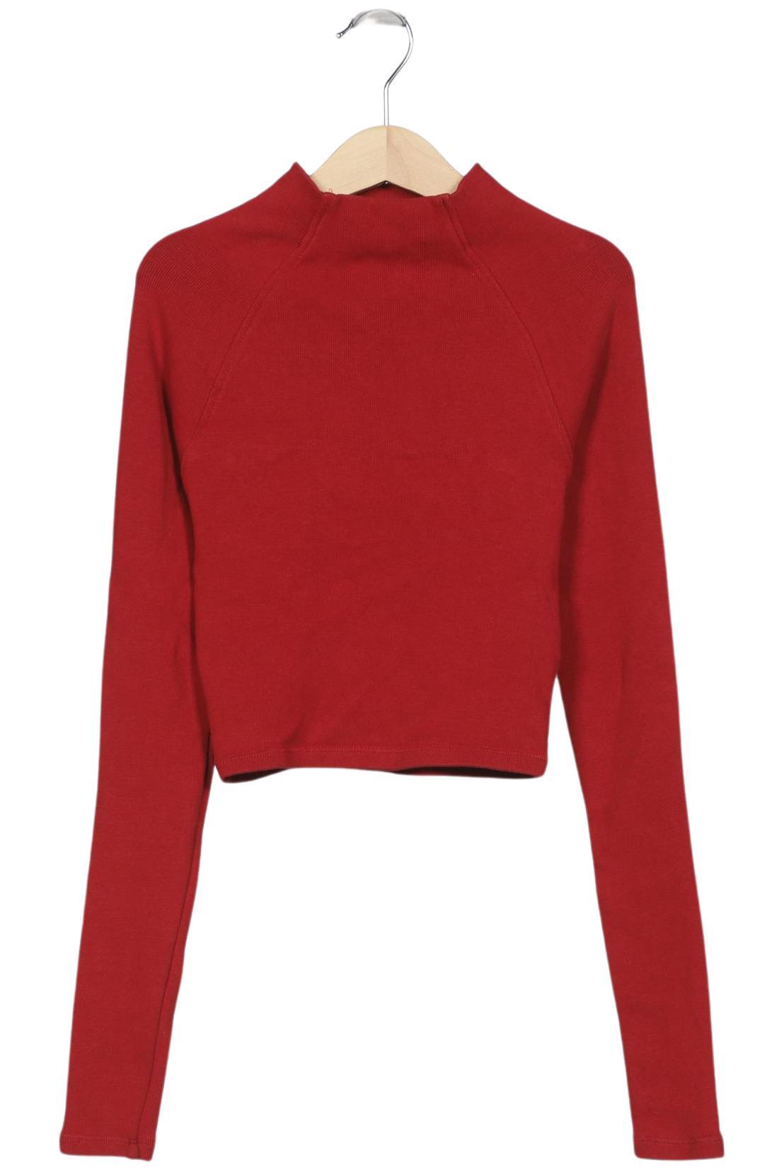

Zara Damen Langarmshirt, rot, Gr. 36
