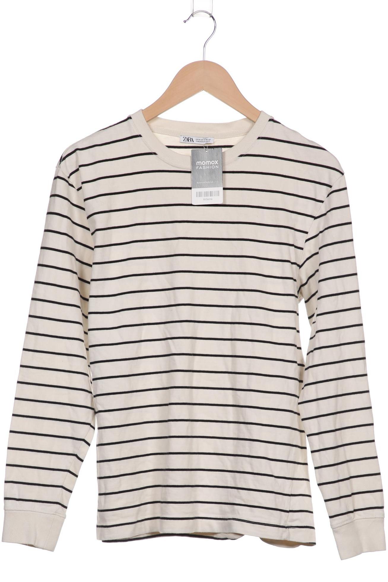 

ZARA Damen Langarmshirt, weiß