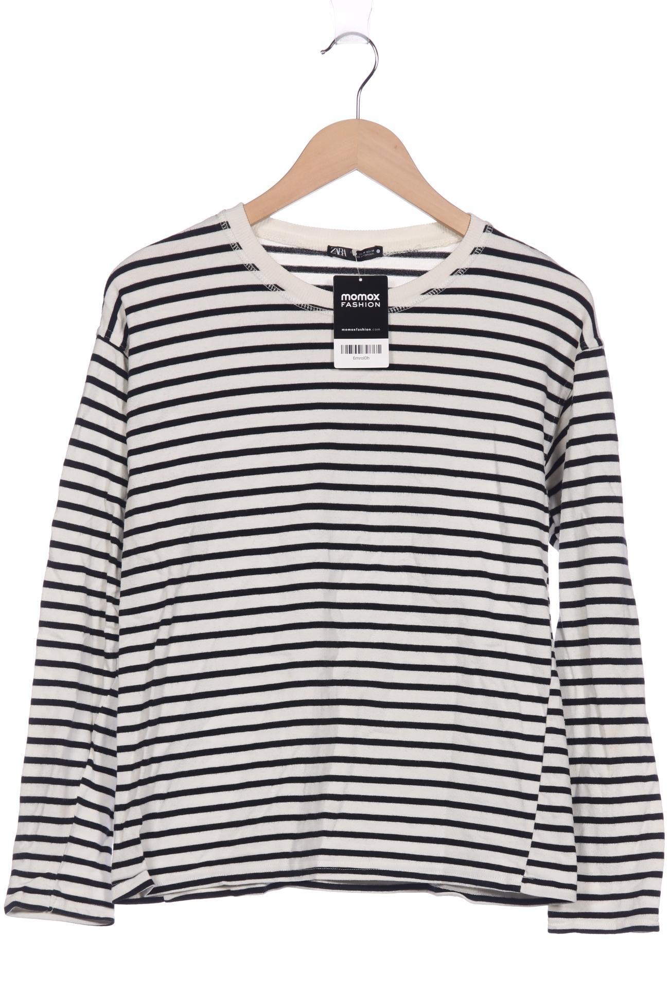 

Zara Damen Langarmshirt, weiß, Gr. 38