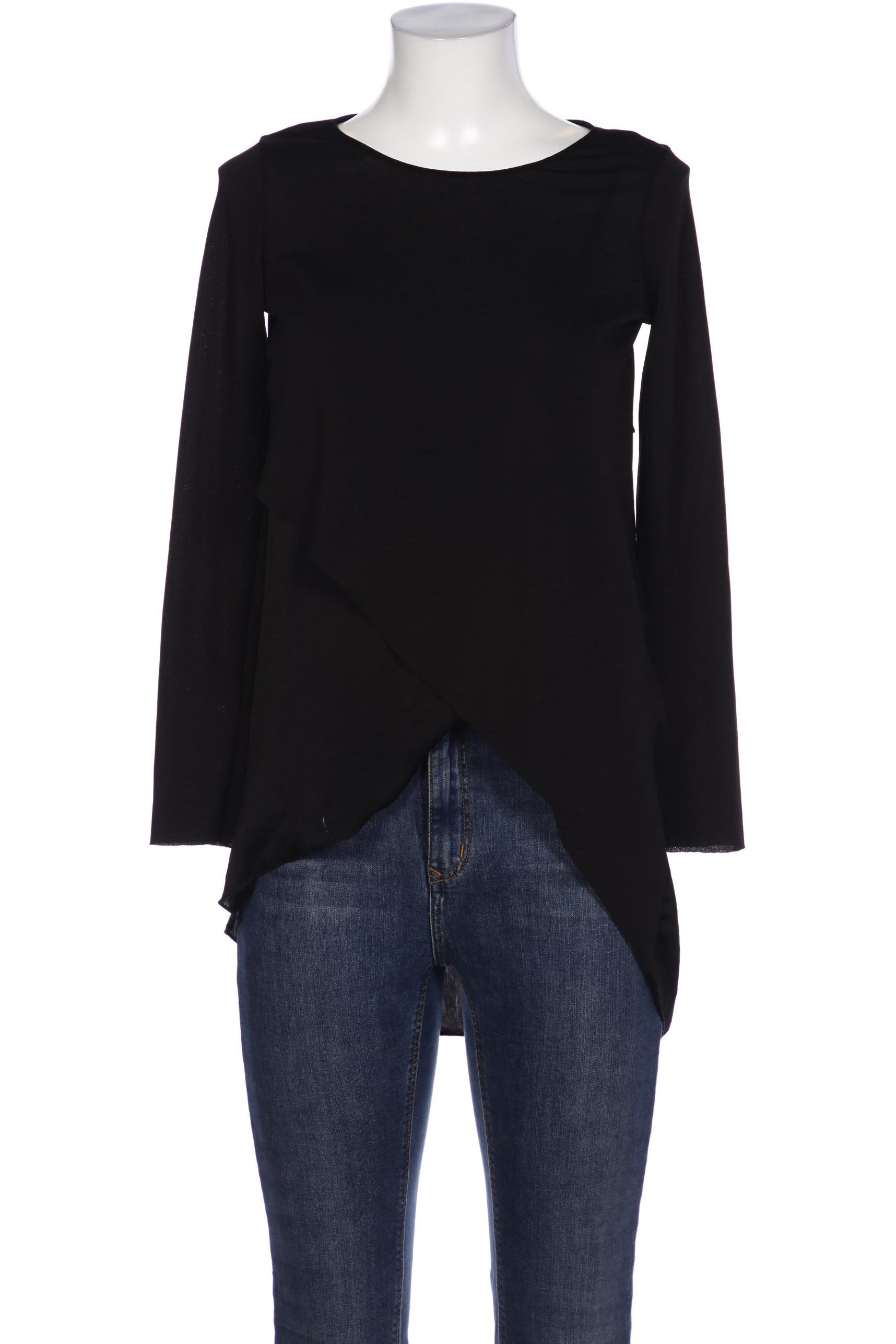 

Zara Damen Langarmshirt, schwarz, Gr. 36