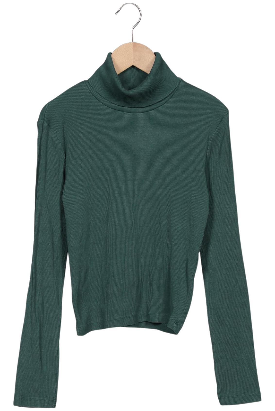 

Zara Damen Langarmshirt, grün, Gr. 38