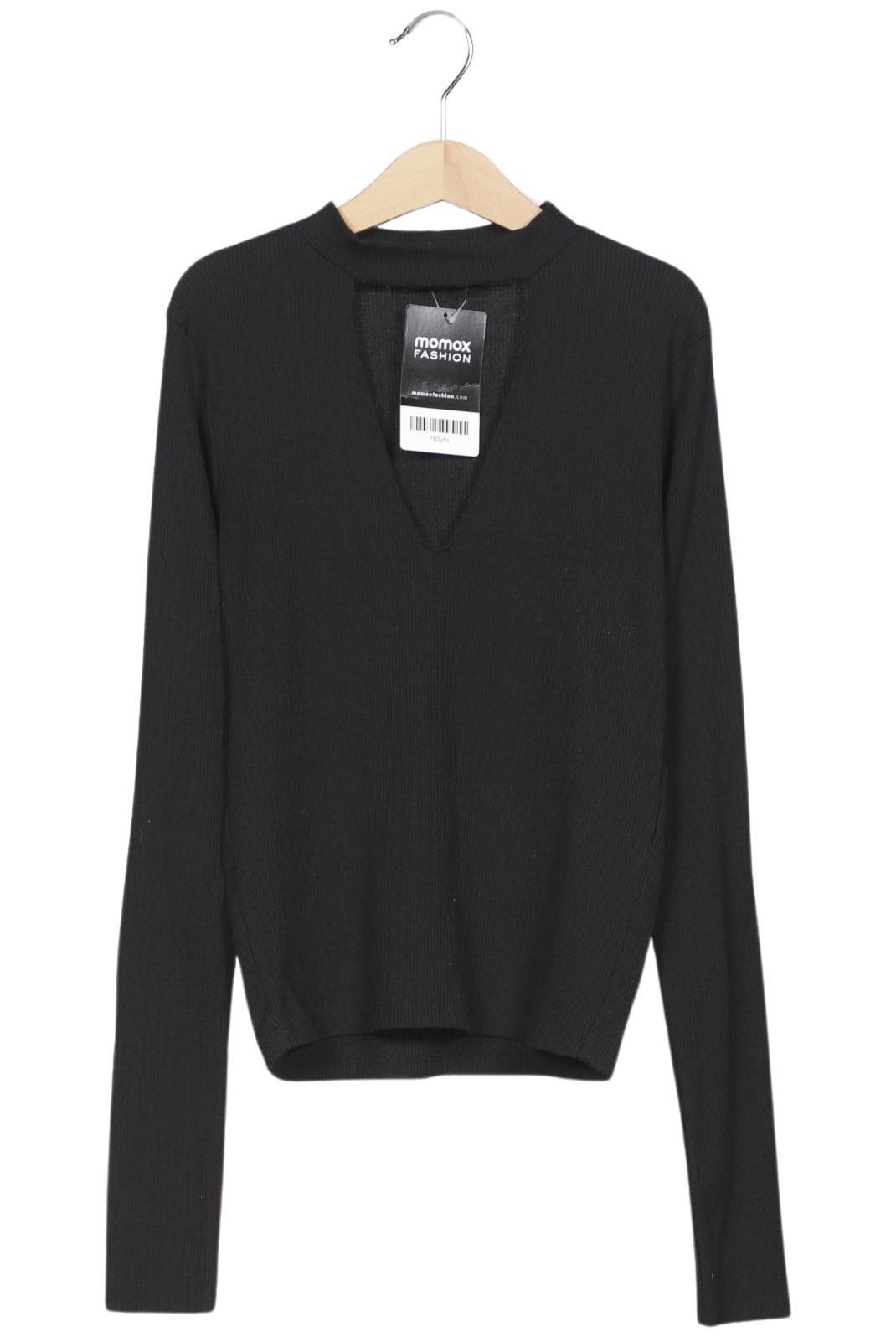 

Zara Damen Langarmshirt, schwarz, Gr. 36