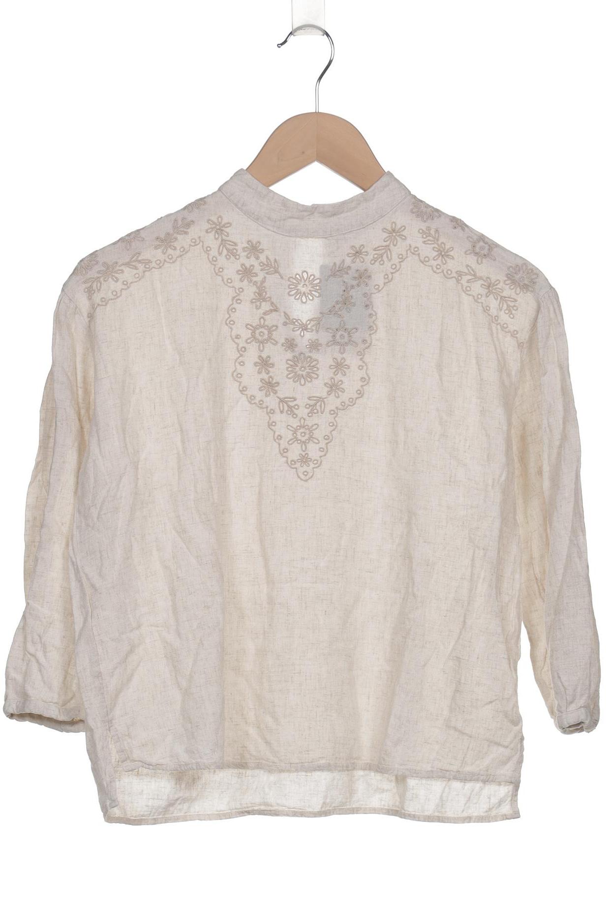 

Zara Damen Langarmshirt, beige, Gr. 36
